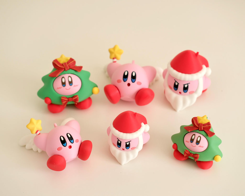 Kirby Christmas Ornaments