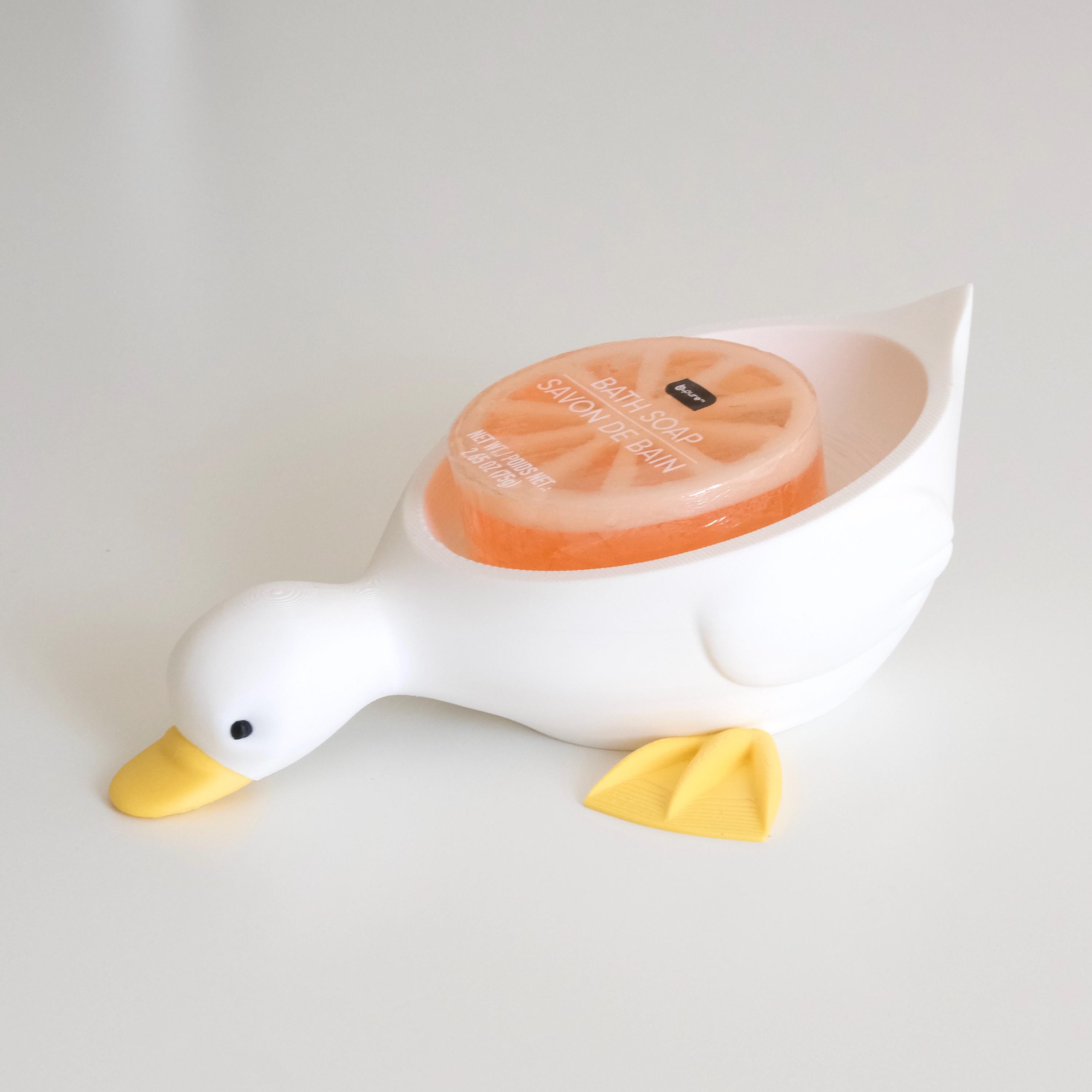 Duck Soap Holder with Drain Hole