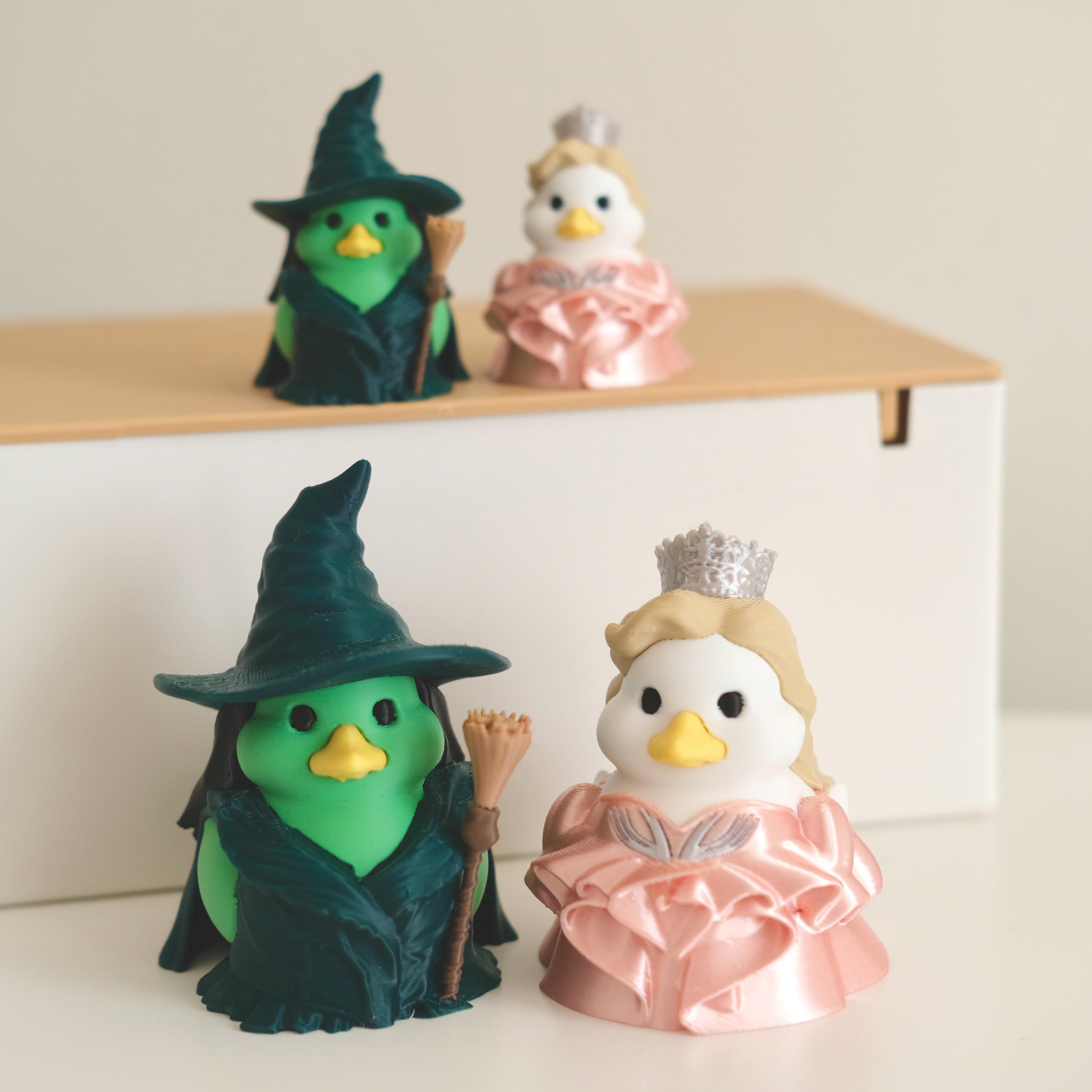 WICKED Glinda and Elphaba Duck Figure
