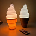 Soft-Serve Ice Cream Lamp | Remote-Controlled | USB | RGB