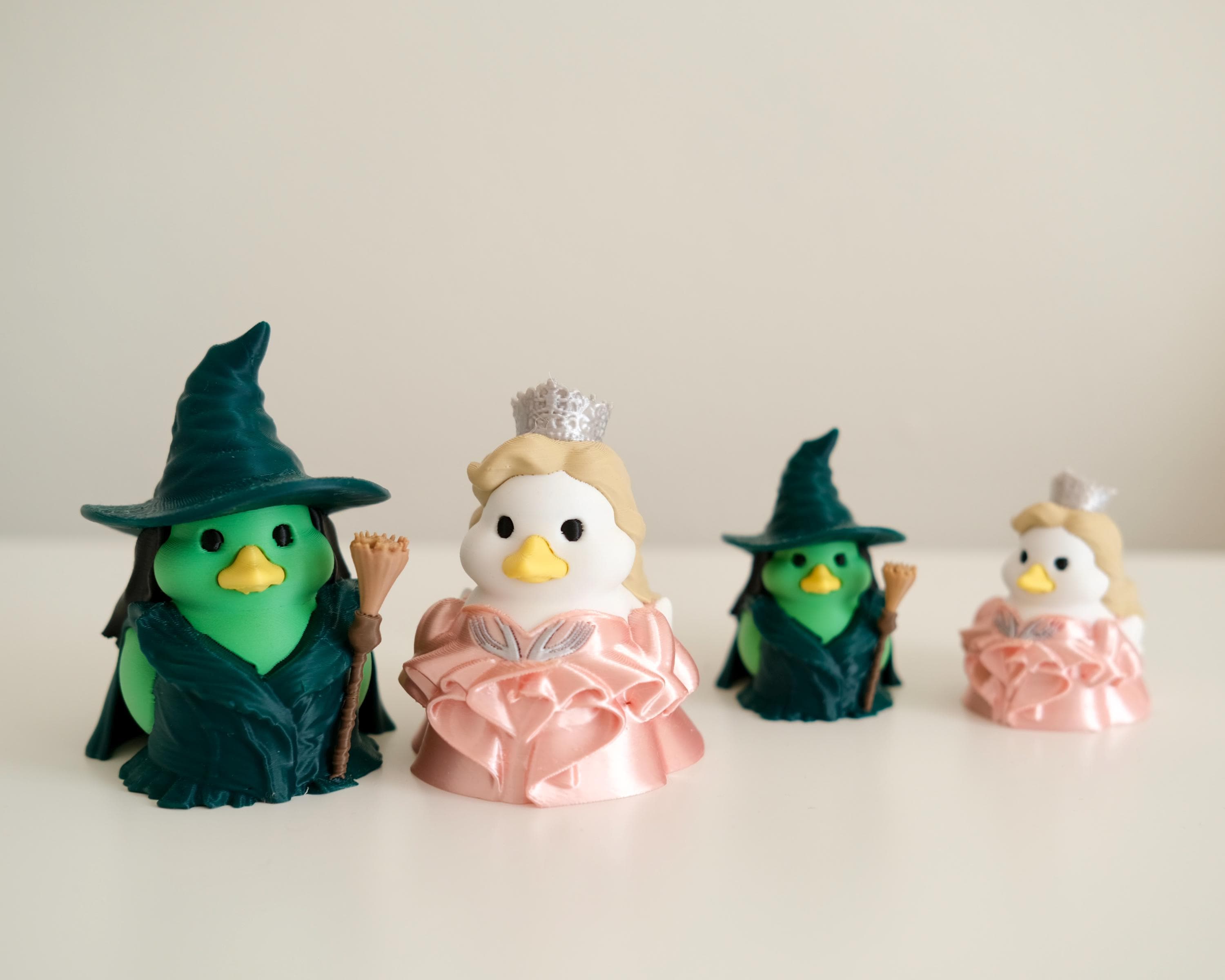 WICKED Glinda and Elphaba Duck Figure