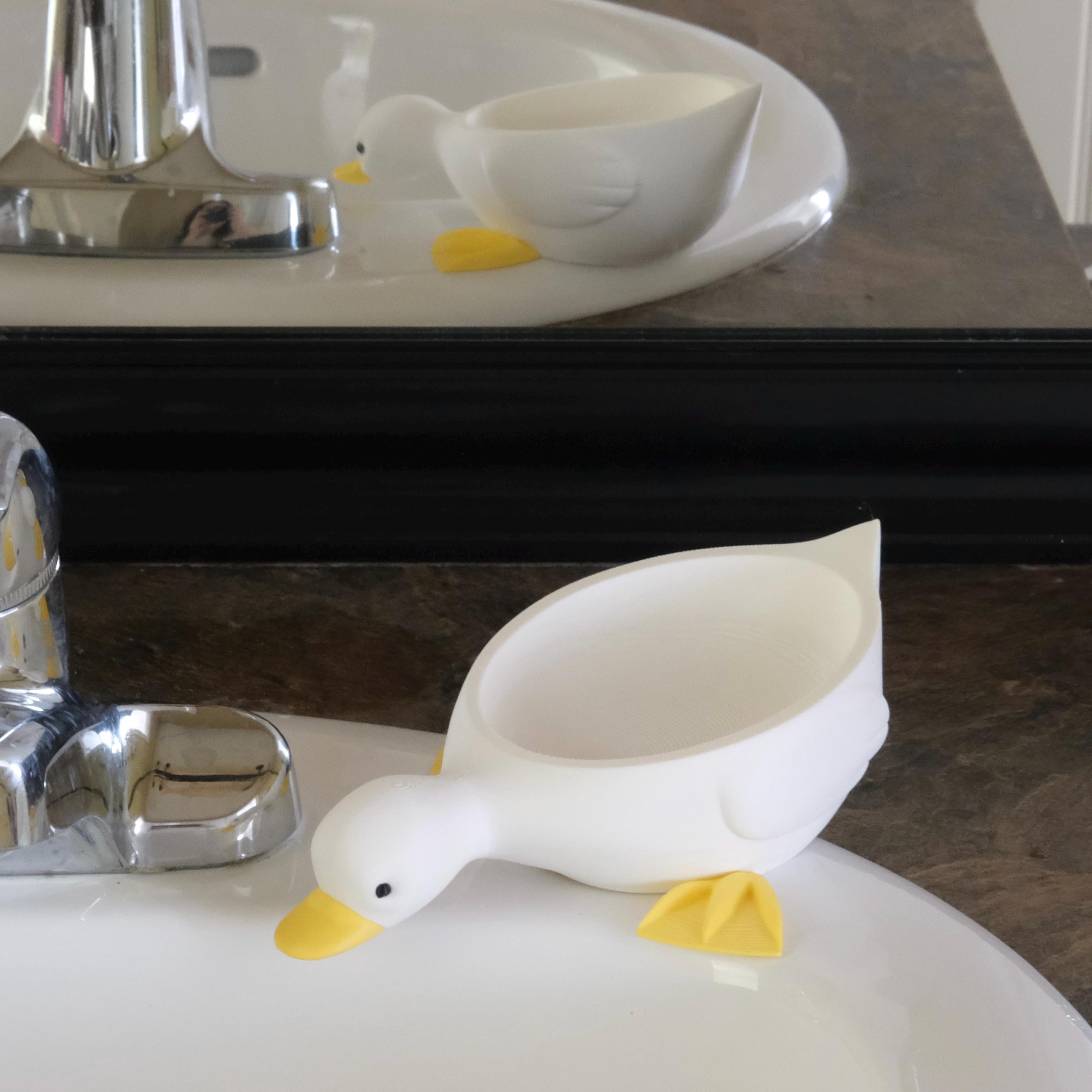 Duck Soap Holder with Drain Hole