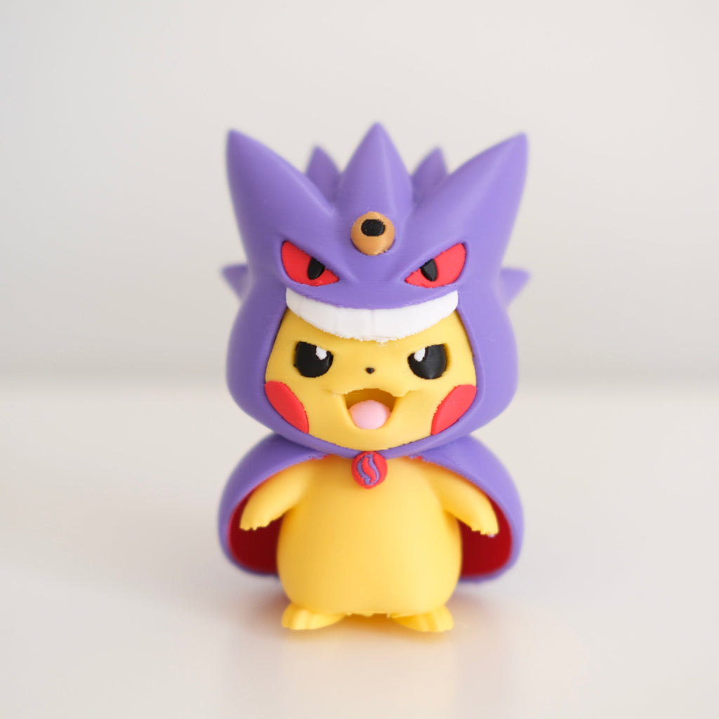 Poncho Pika Figure: Rayquaza, Charizard, Magikarp, Gengar