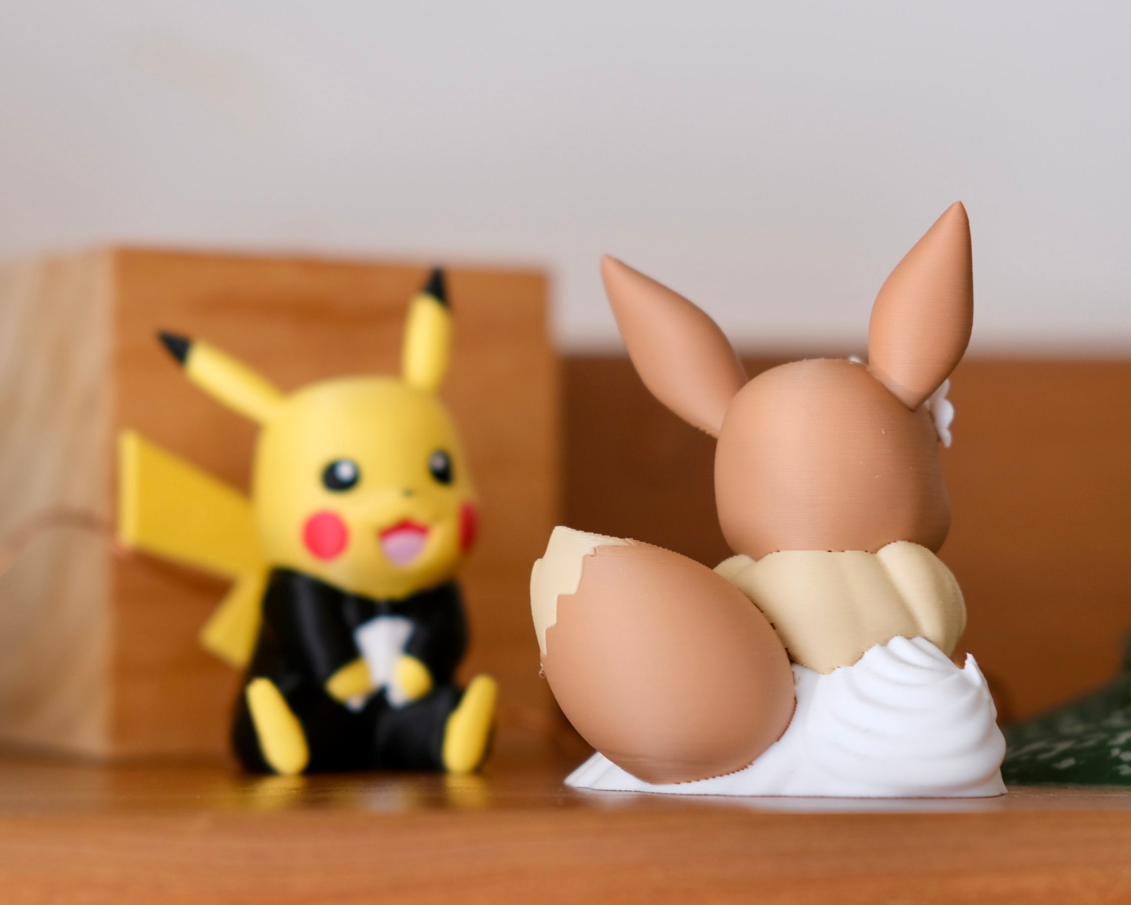 Custom Pikachu x Eevee Wedding Cake Topper | Anniversary Keepsake