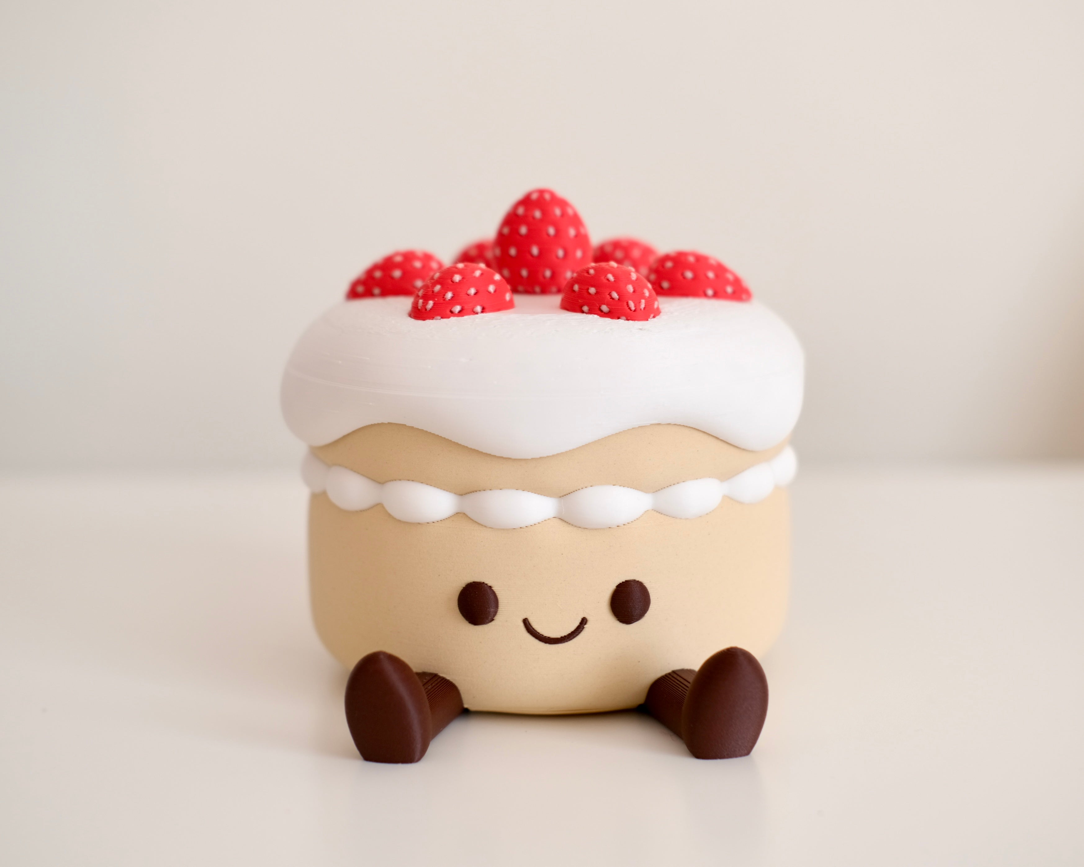 Strawberry Cake Storage Box