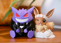 Custom Gengar x Eevee Wedding Cake Topper | Anniversary Keepsake