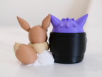 Custom Gengar x Eevee Wedding Cake Topper | Anniversary Keepsake