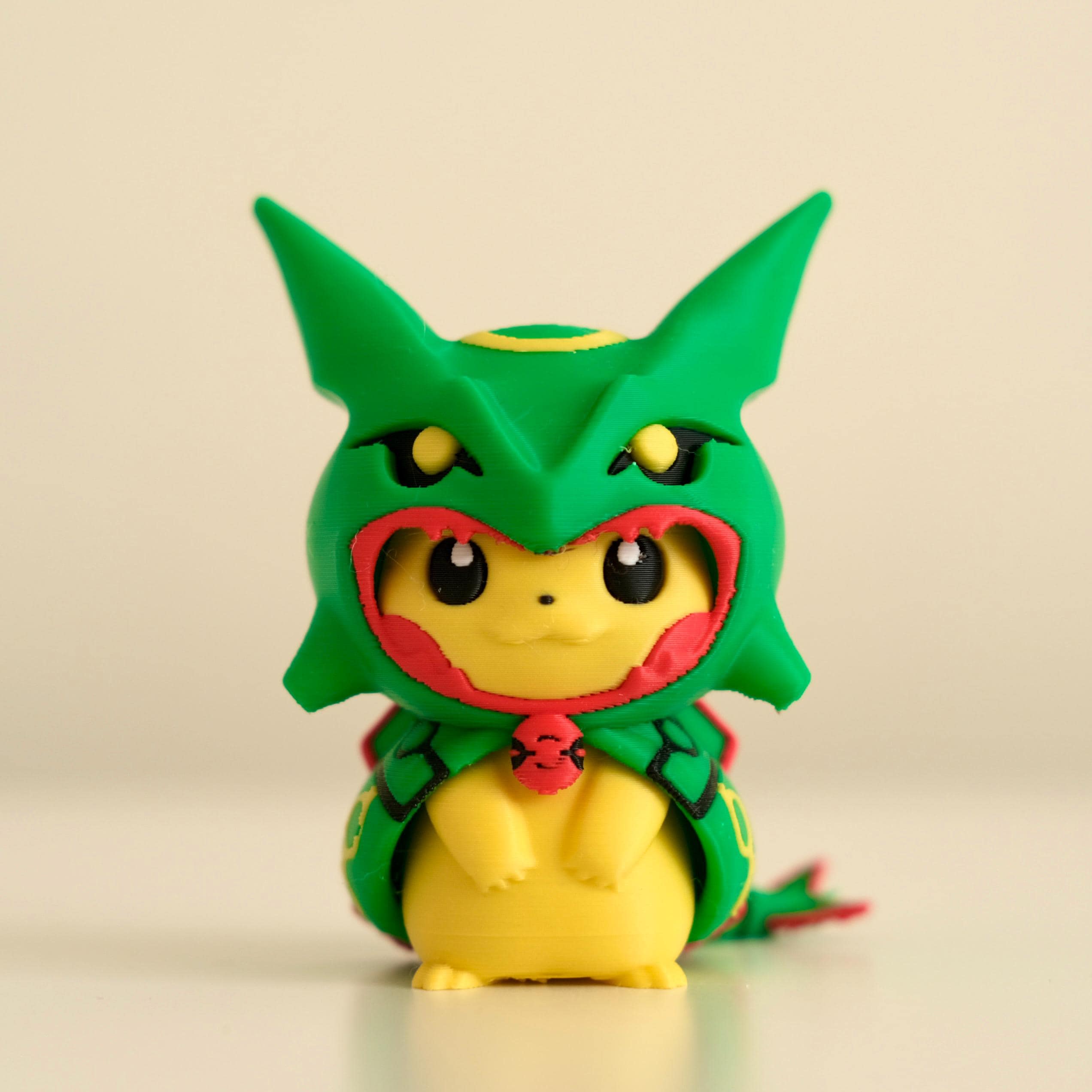 Poncho Pika Figure: Rayquaza, Charizard, Magikarp, Gengar