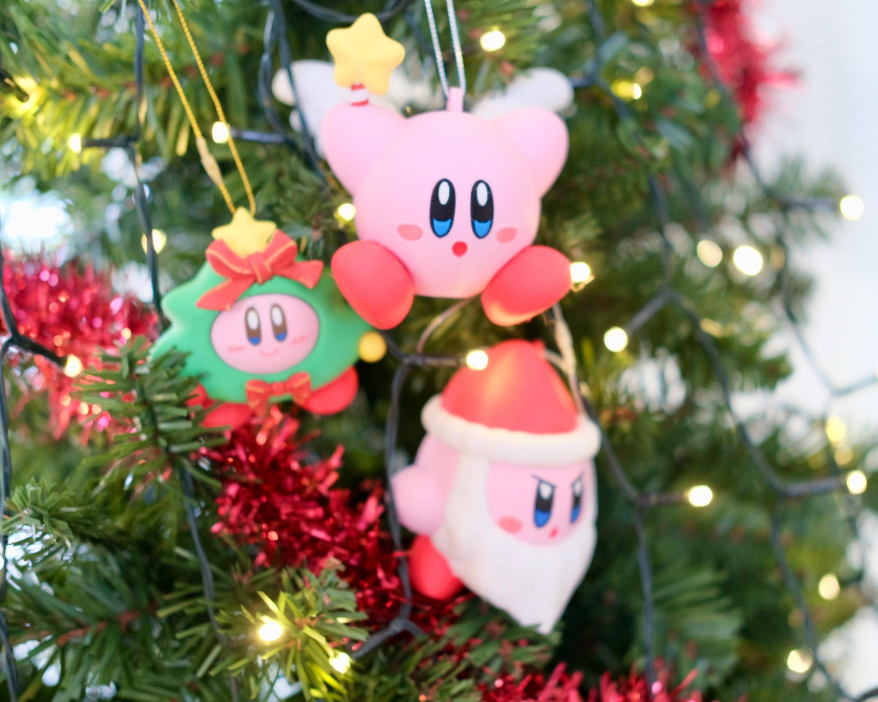 Light Up Kirby & Waddle Dee USB | Christmas Tree Topper | Night Lamp