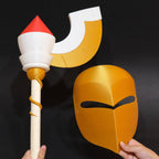 Golden Guard Mask & Staff Topper | The Owl House Cosplay