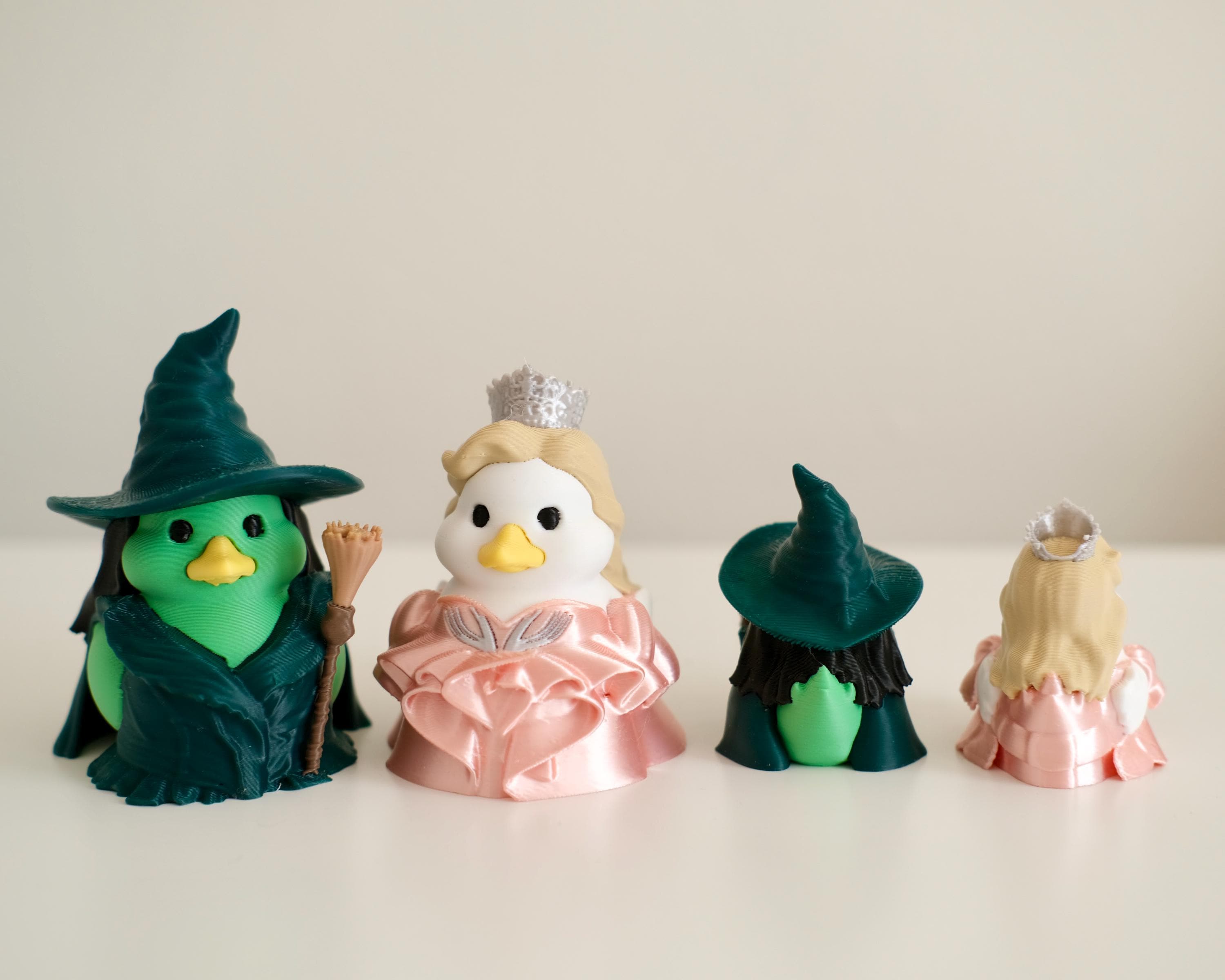 WICKED Glinda and Elphaba Duck Figure