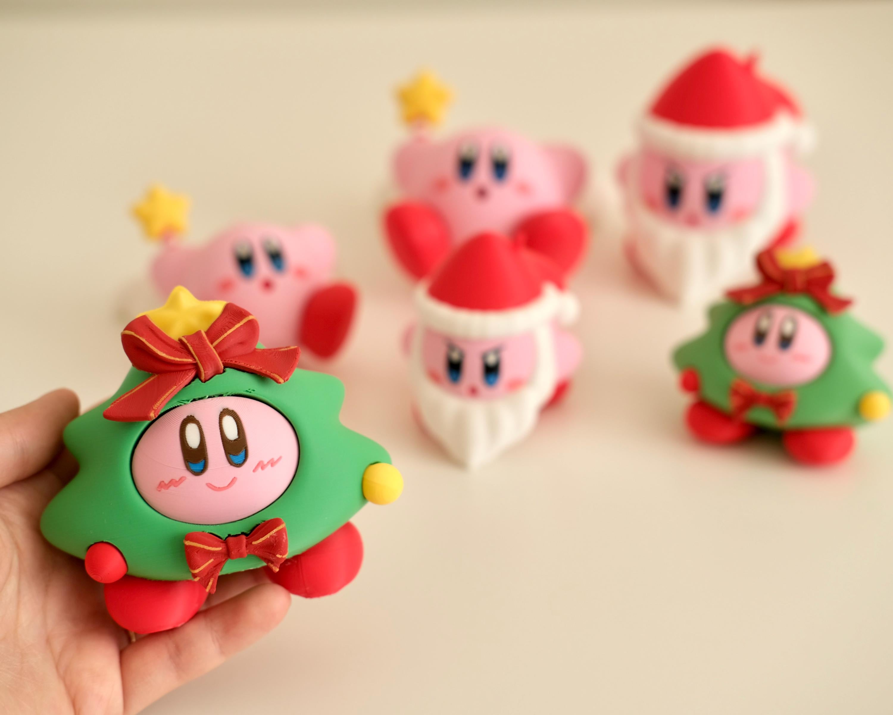 Kirby Christmas Ornaments