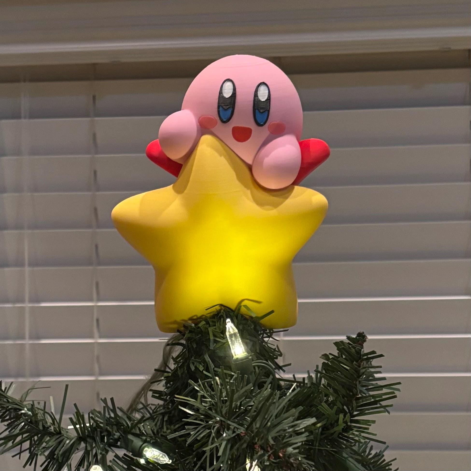 Kirby Christmas Tree Topper & Figure