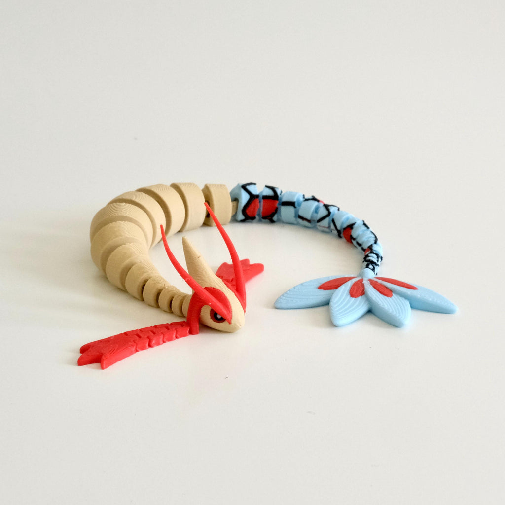 Milotic: Poseable Toy | Articulated Dragon Snake
