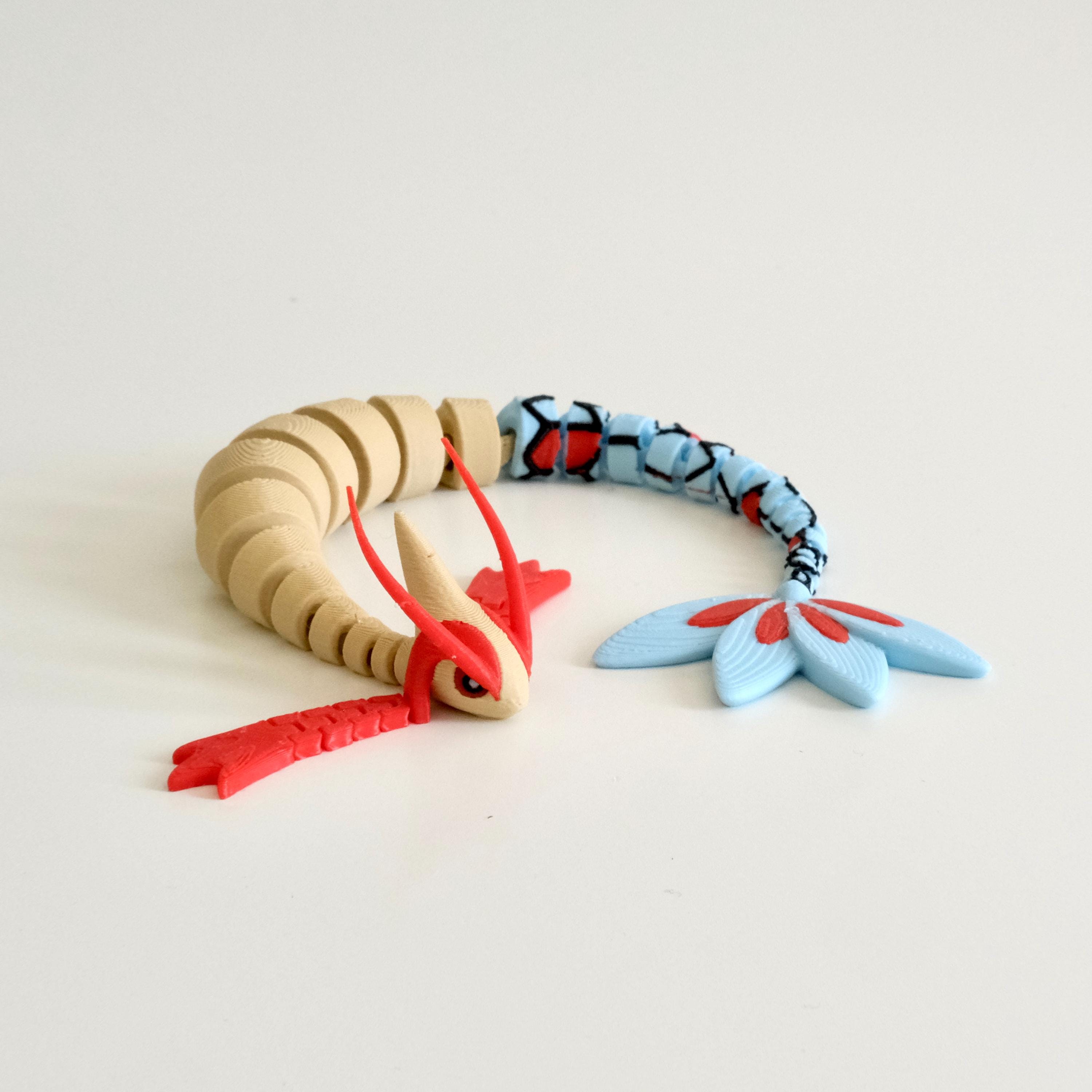 Milotic: Poseable Toy | Articulated Dragon Snake
