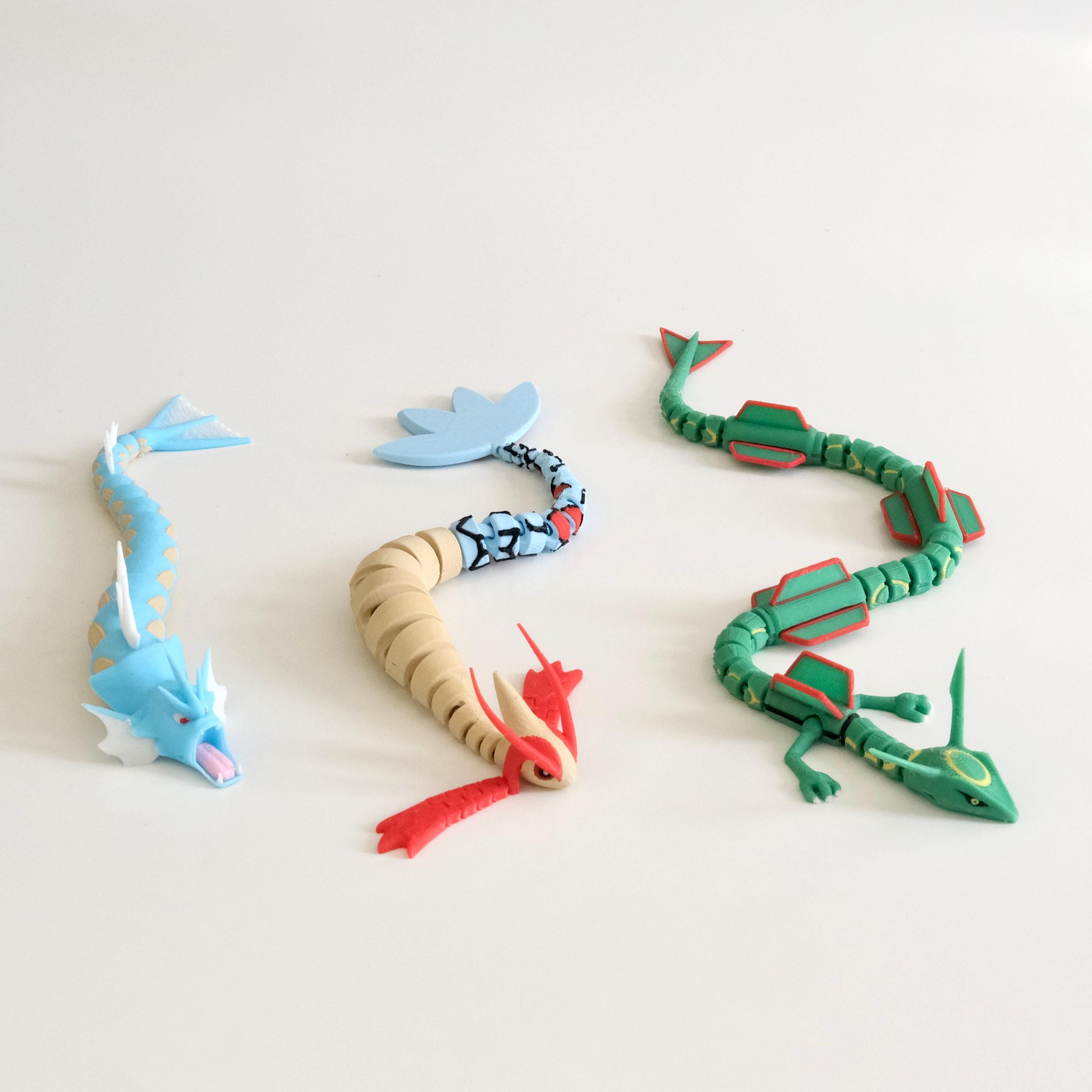 Milotic: Poseable Toy | Articulated Dragon Snake