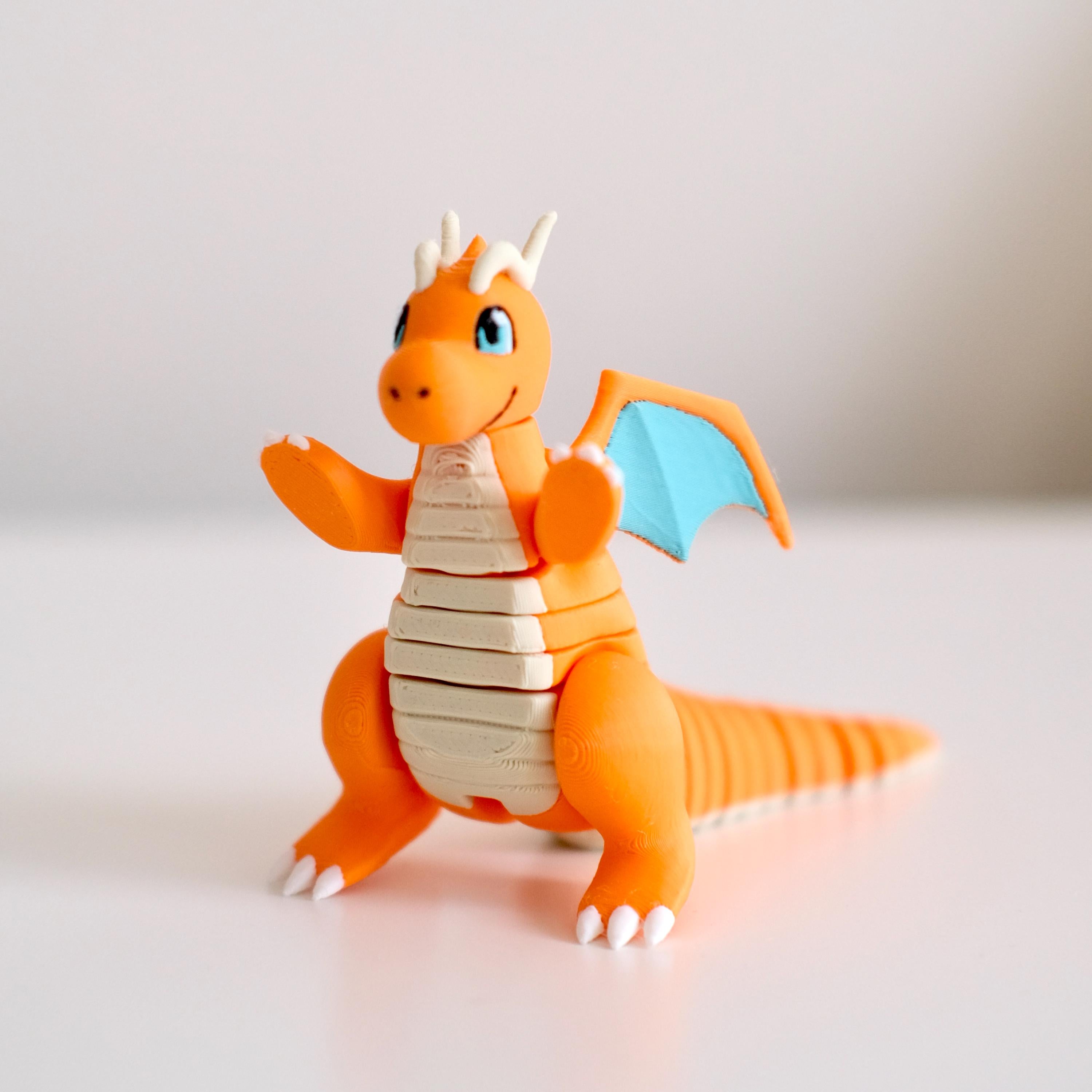 Dragonite: Fidget Toy | Articulated Dragon
