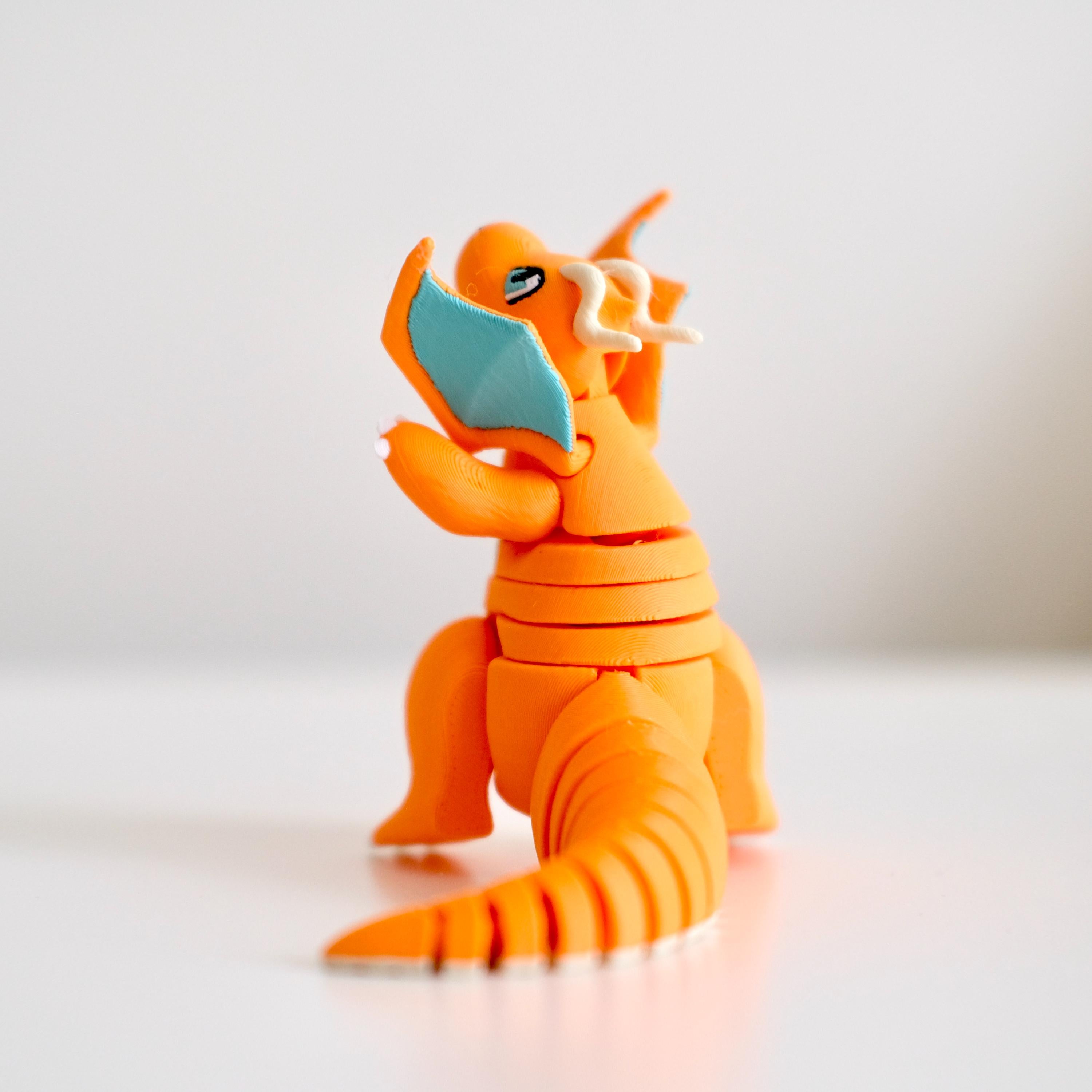 Dragonite: Fidget Toy | Articulated Dragon