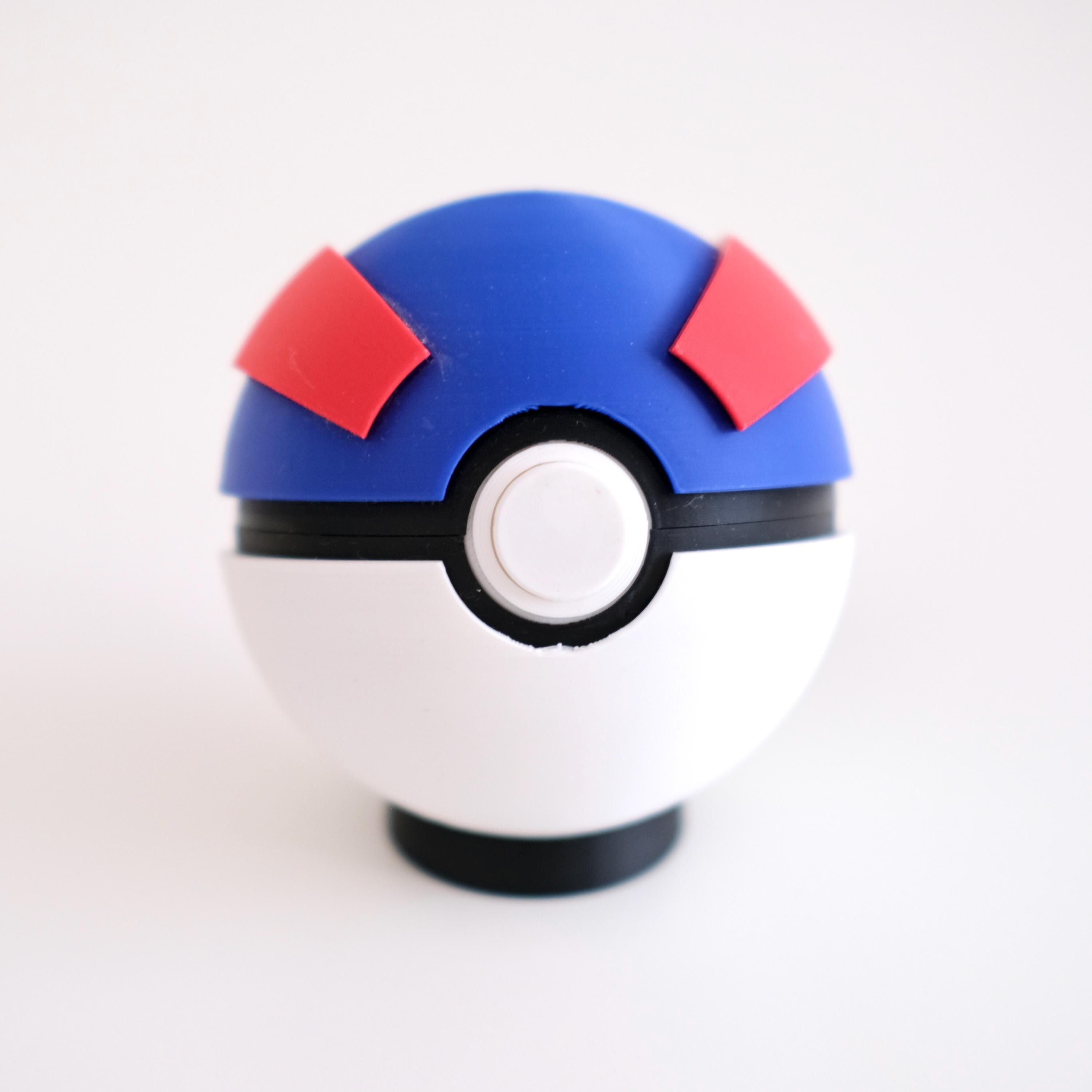Functional Poke Ball SET 1 [Game Holder Option] - OPEN ME!