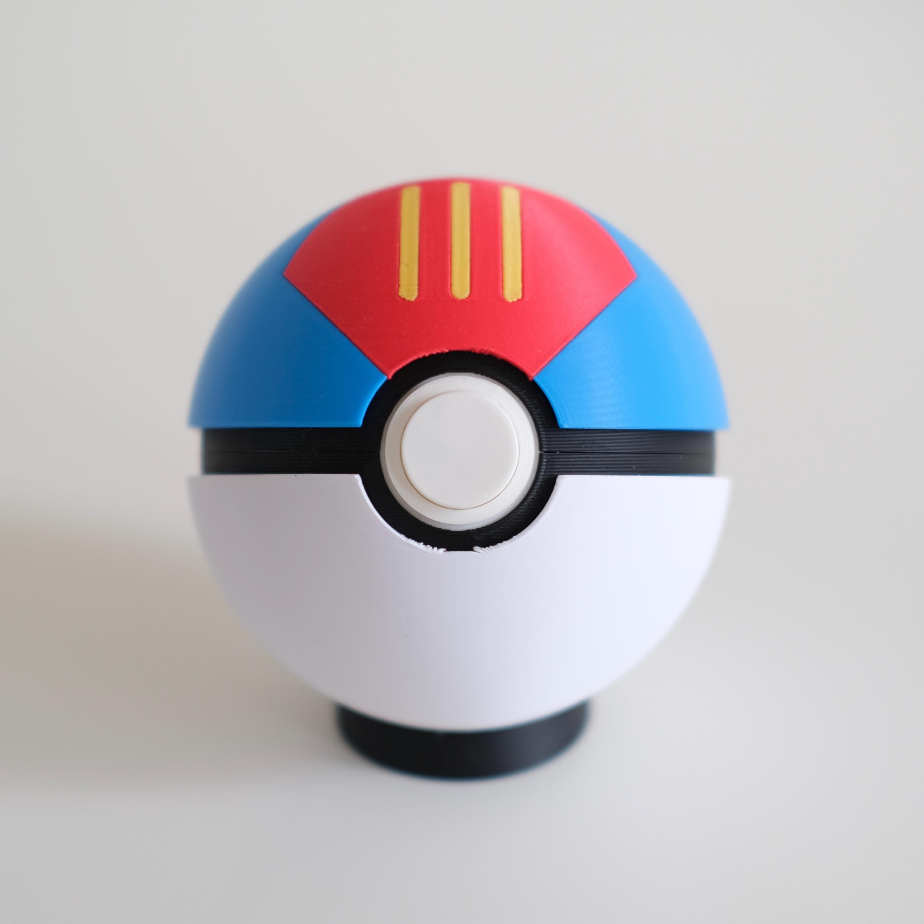 Functional Poke Ball SET 2 [Game Holder Option]
