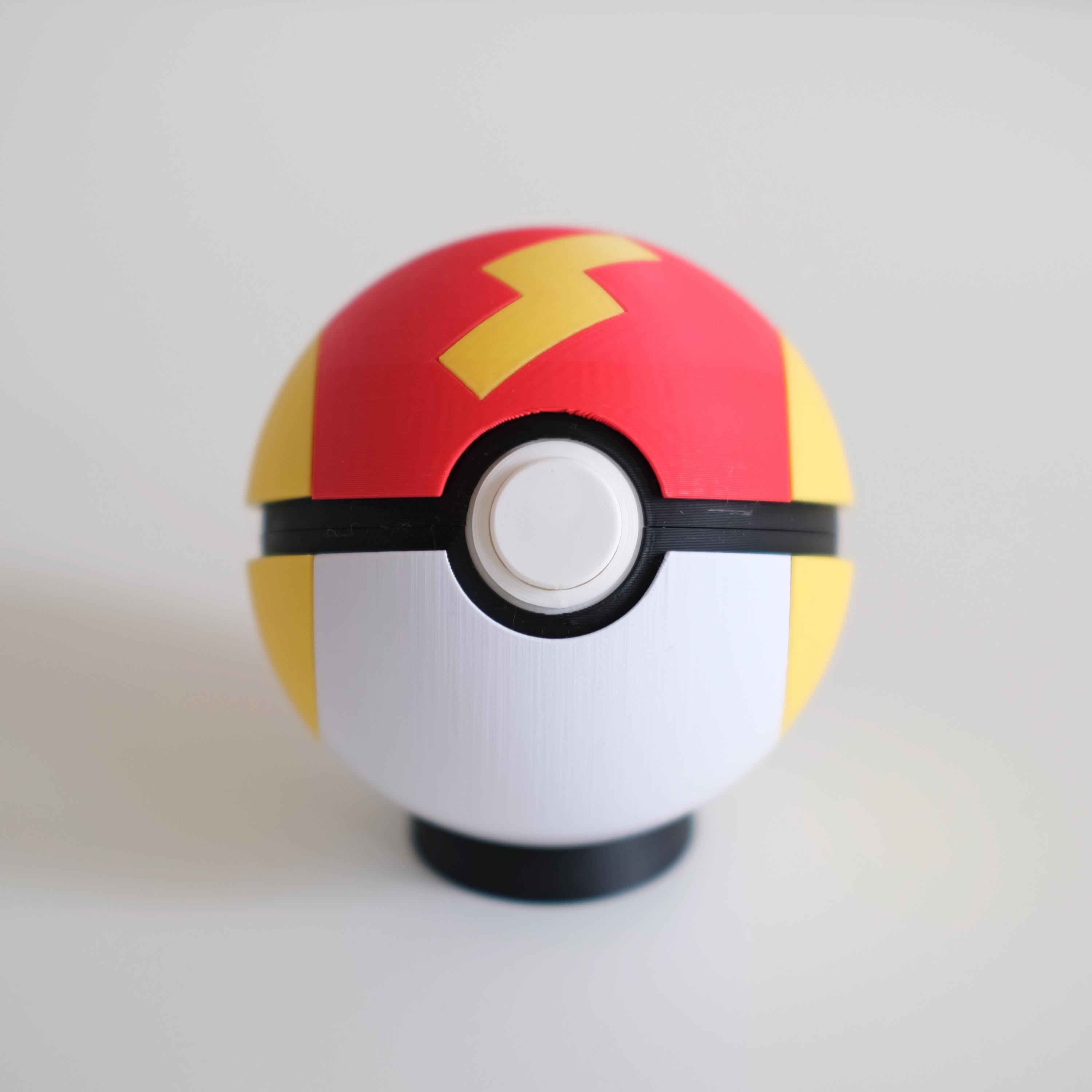 Functional Poke Ball SET 2 [Game Holder Option]