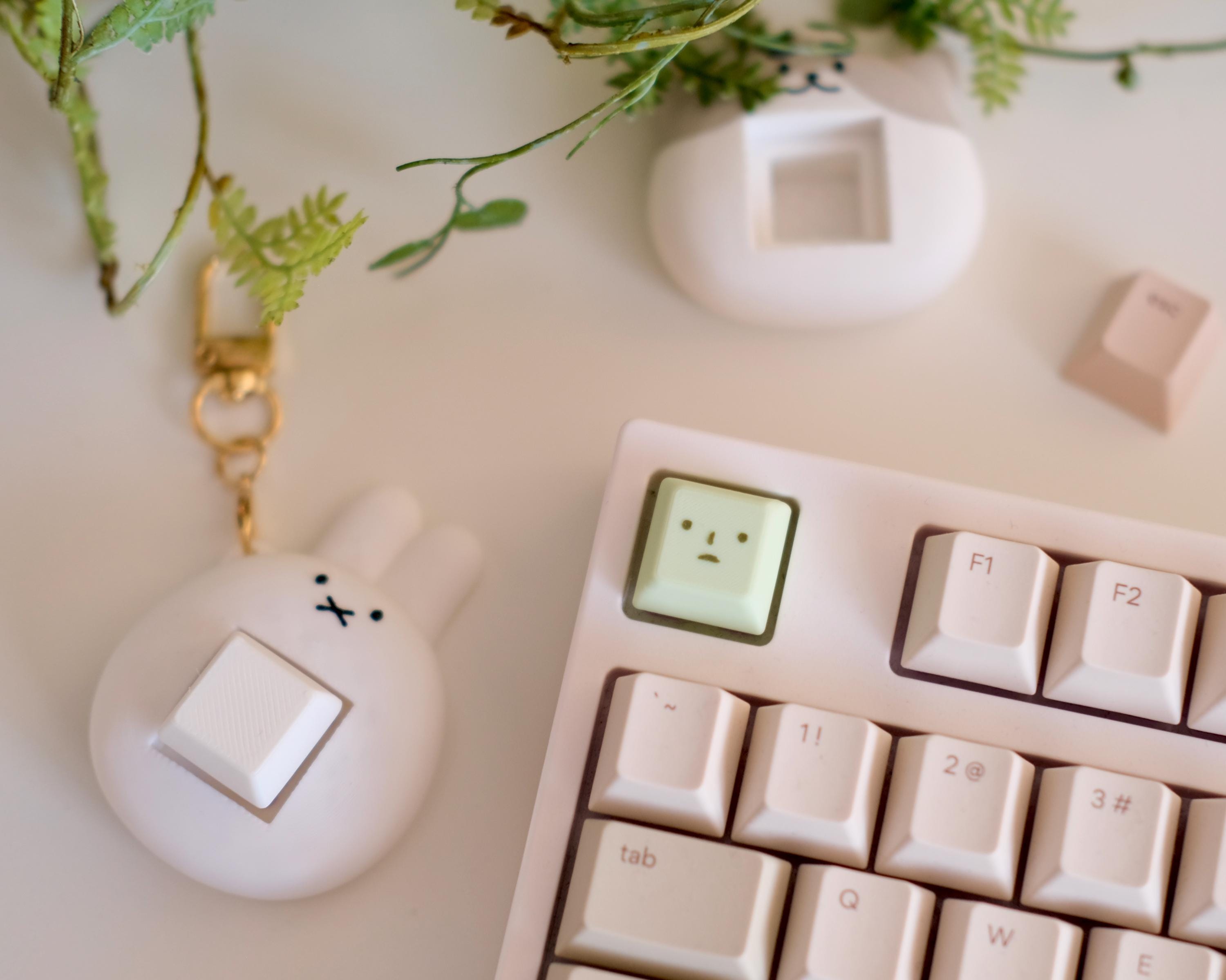 Smiski Inspired Artisan Keycap | XDA Profile Matcha Color