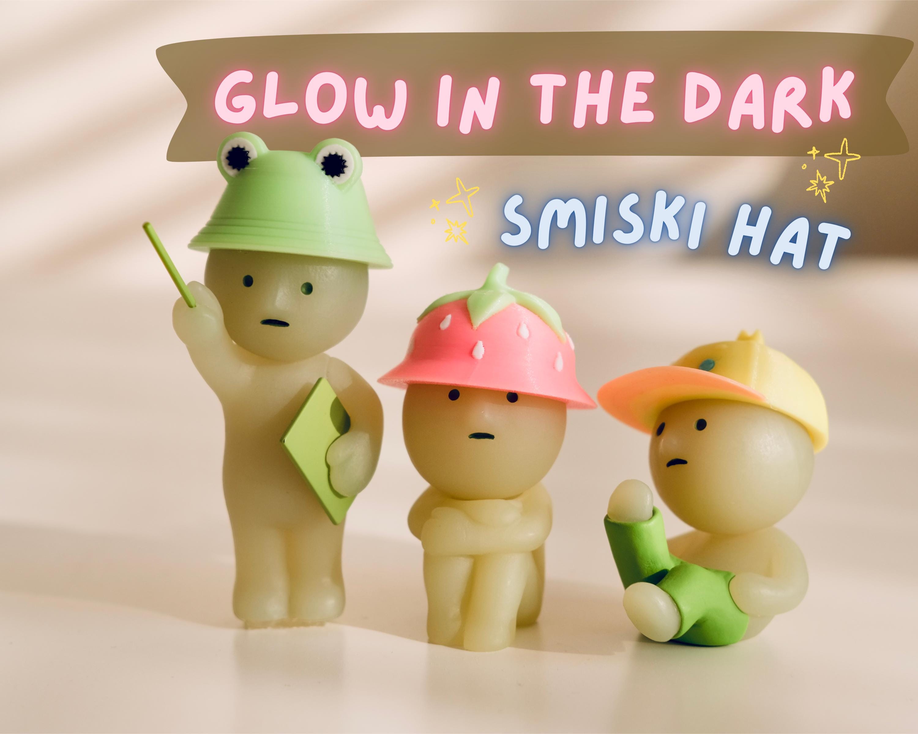 Mini Glow-in-the-Dark Hat for Smiski or Other Figurines