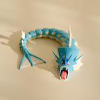 Articulated Gyarados Dragon [Poseable 3D Printed Fidget Toy, Stress-Relief]