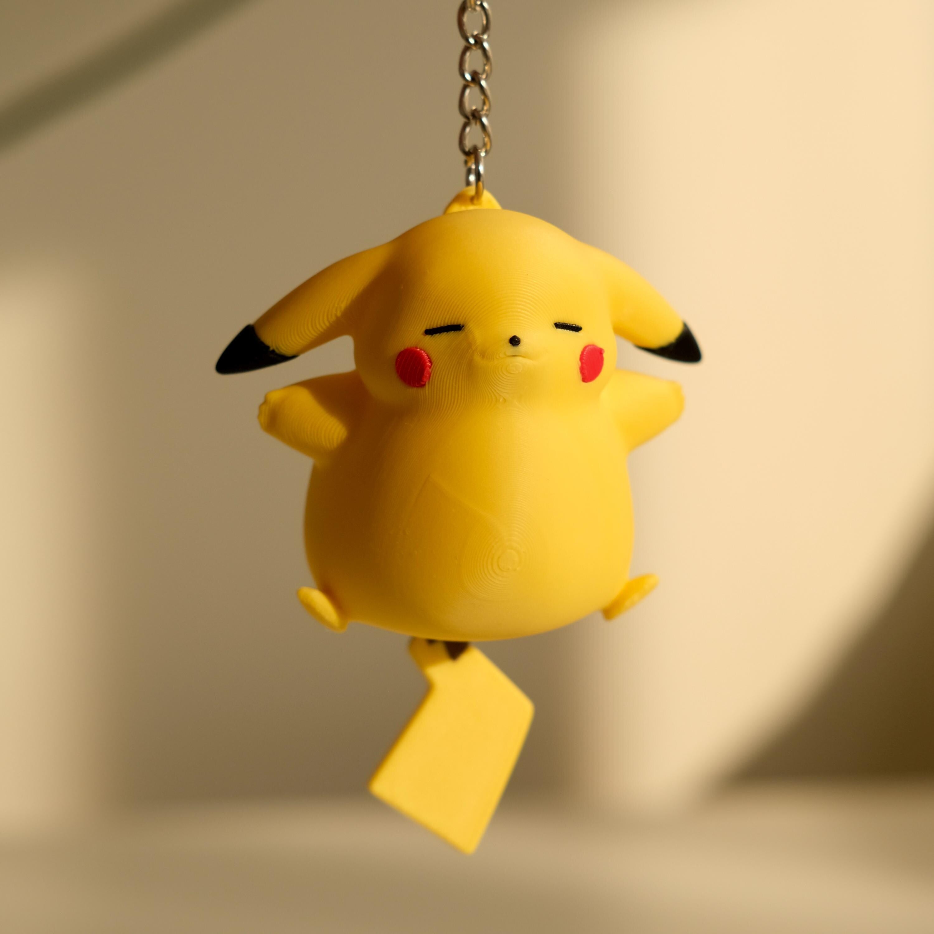 Chubby Pikachu Keychain