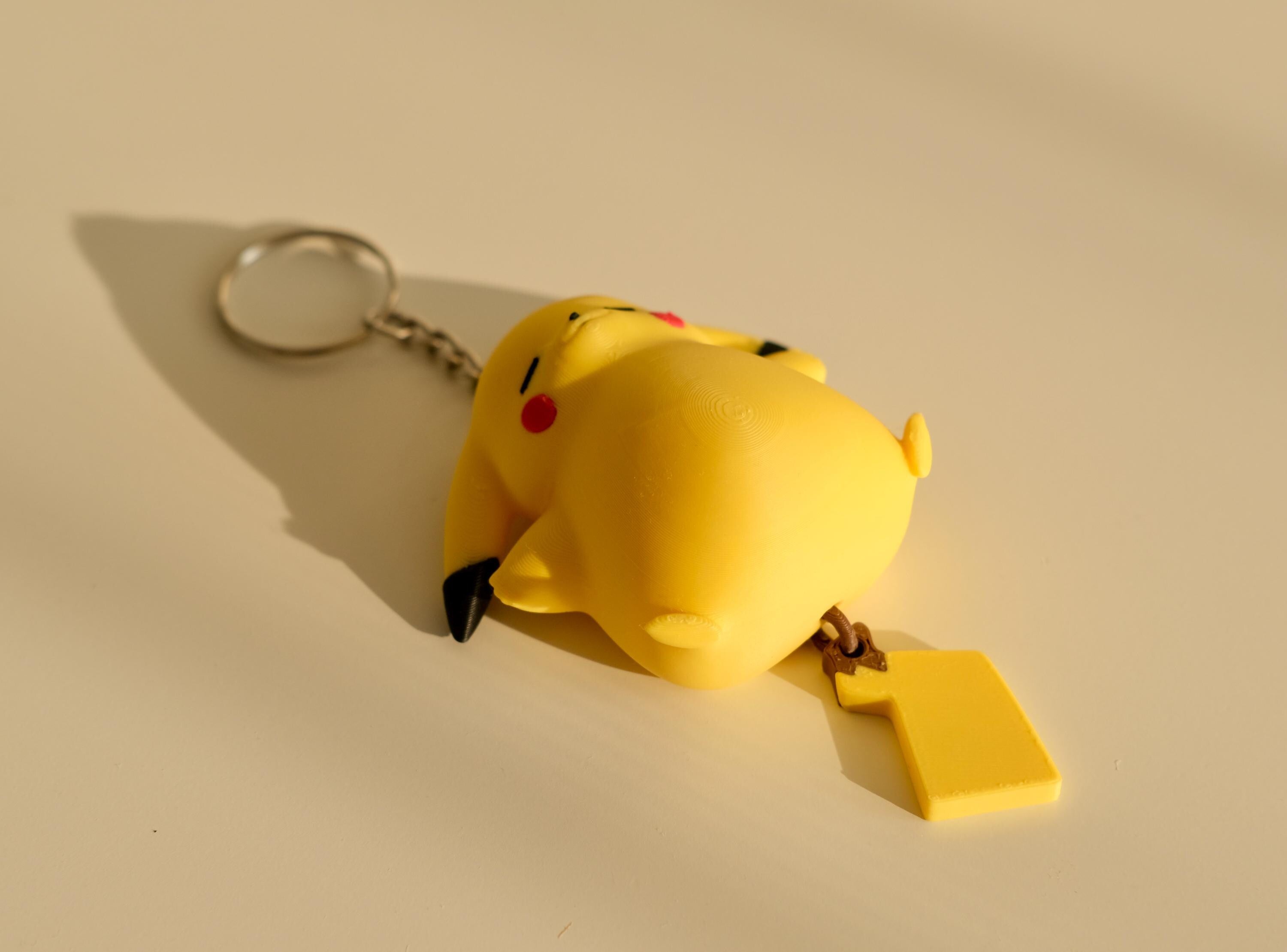 Chubby Pikachu Keychain