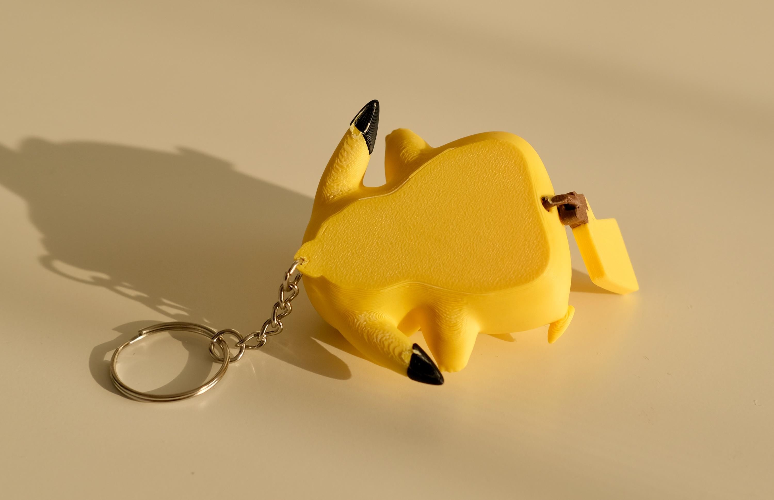 Chubby Pikachu Keychain