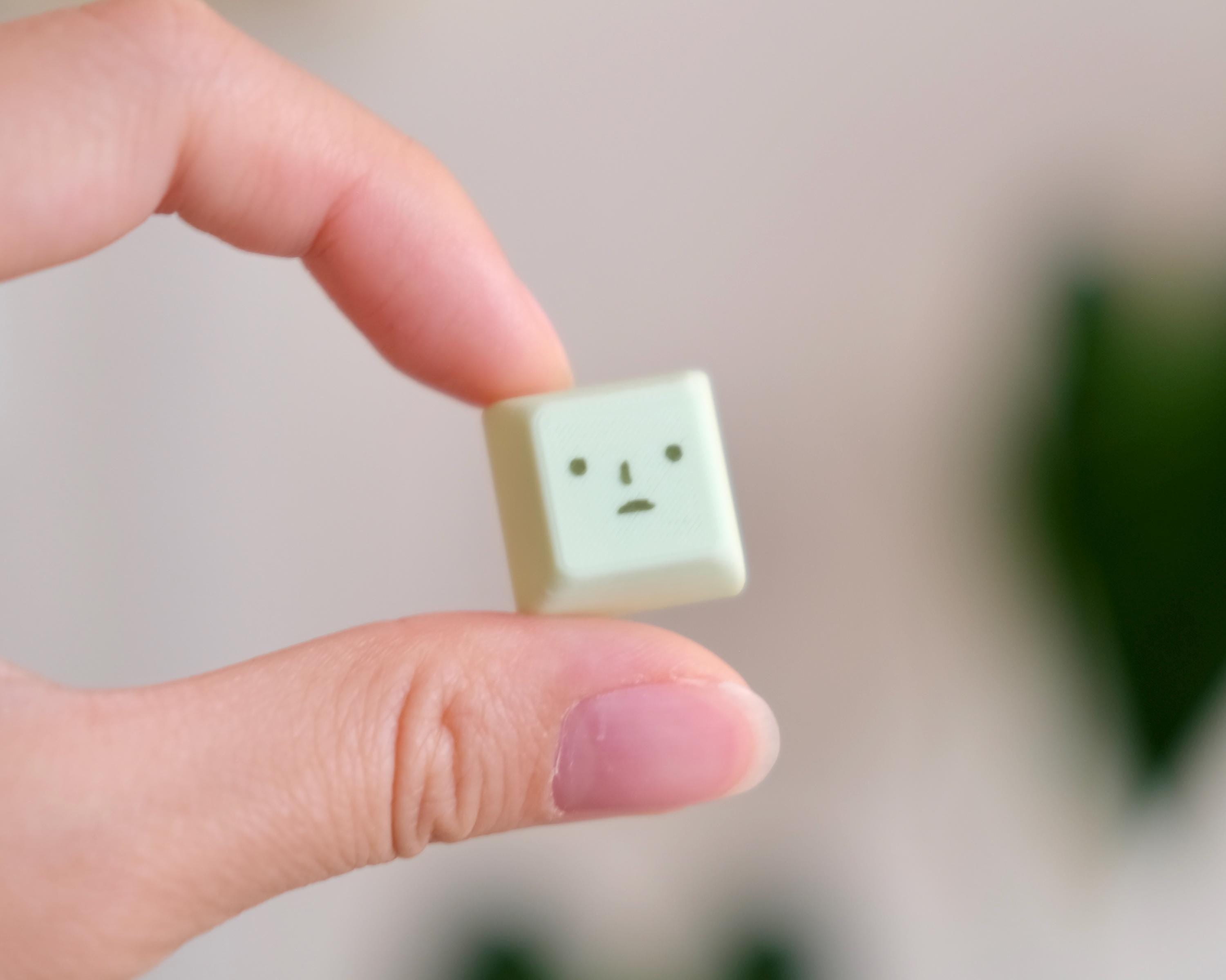 Smiski Inspired Artisan Keycap | XDA Profile Matcha Color