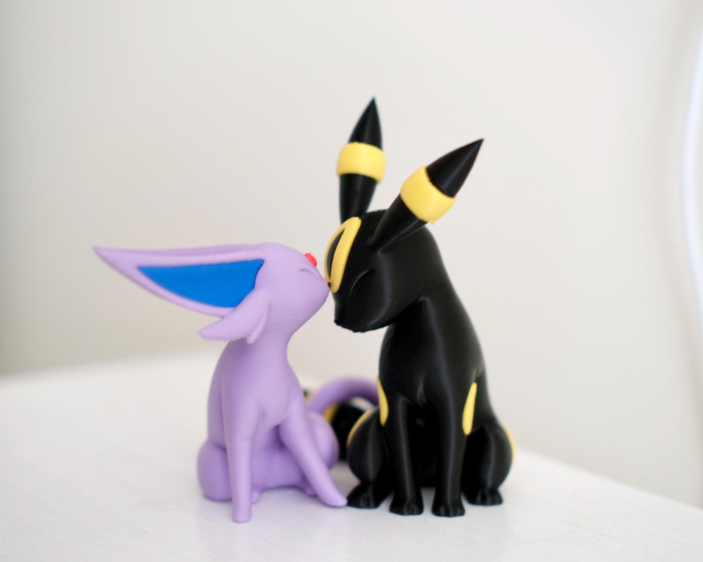 Umbreon & Espeon Cake Topper | Wedding, Anniversary, Birthday Party Decoration