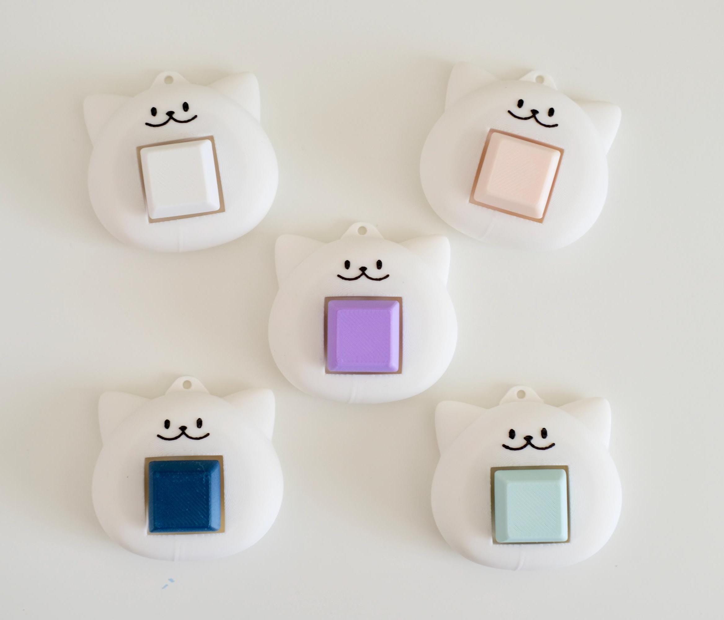Cat Keyboard Clicky Fidget | Customizable Keycap Colors | Stress Relief