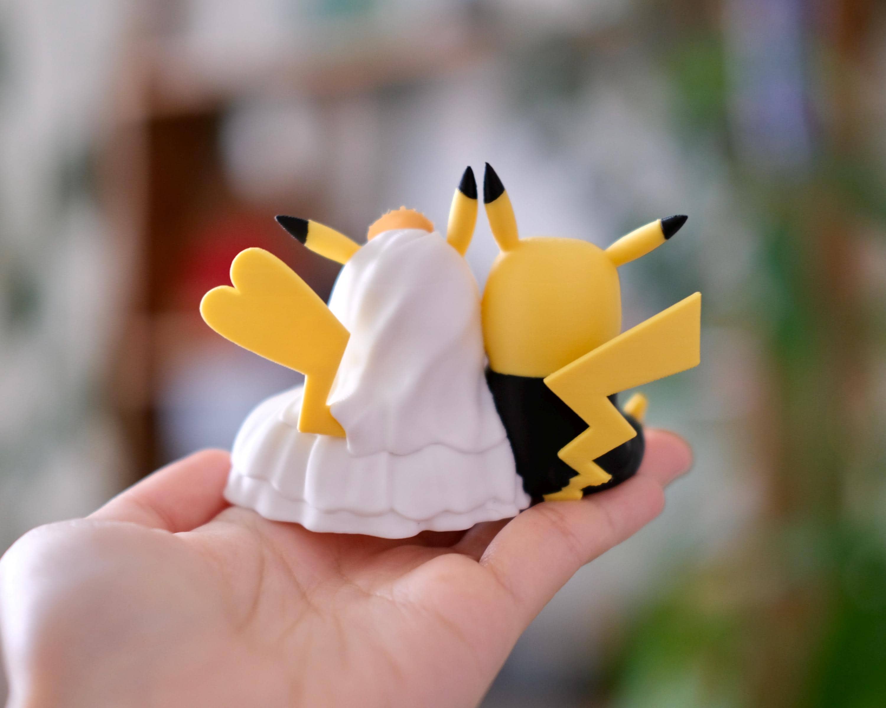 Custom Pikachu Wedding Cake Topper | Anniversary Keepsake