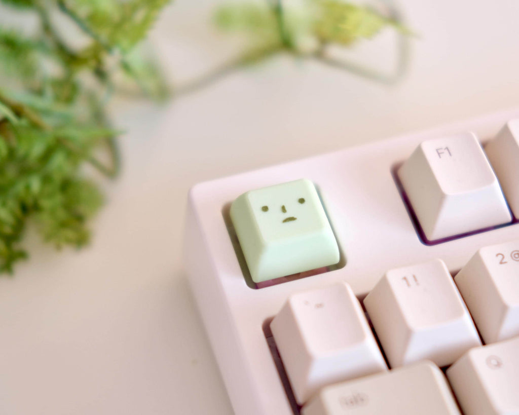 Smiski Inspired Artisan Keycap | XDA Profile Matcha Color