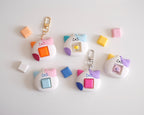 Pride Cat Fidget Keychain | Customizable Clicker Toy for Stress Relief | LGBTQ+ Accessory