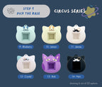 Customizable Cat Fidget Keychain | Stress Relief Clicker Toy