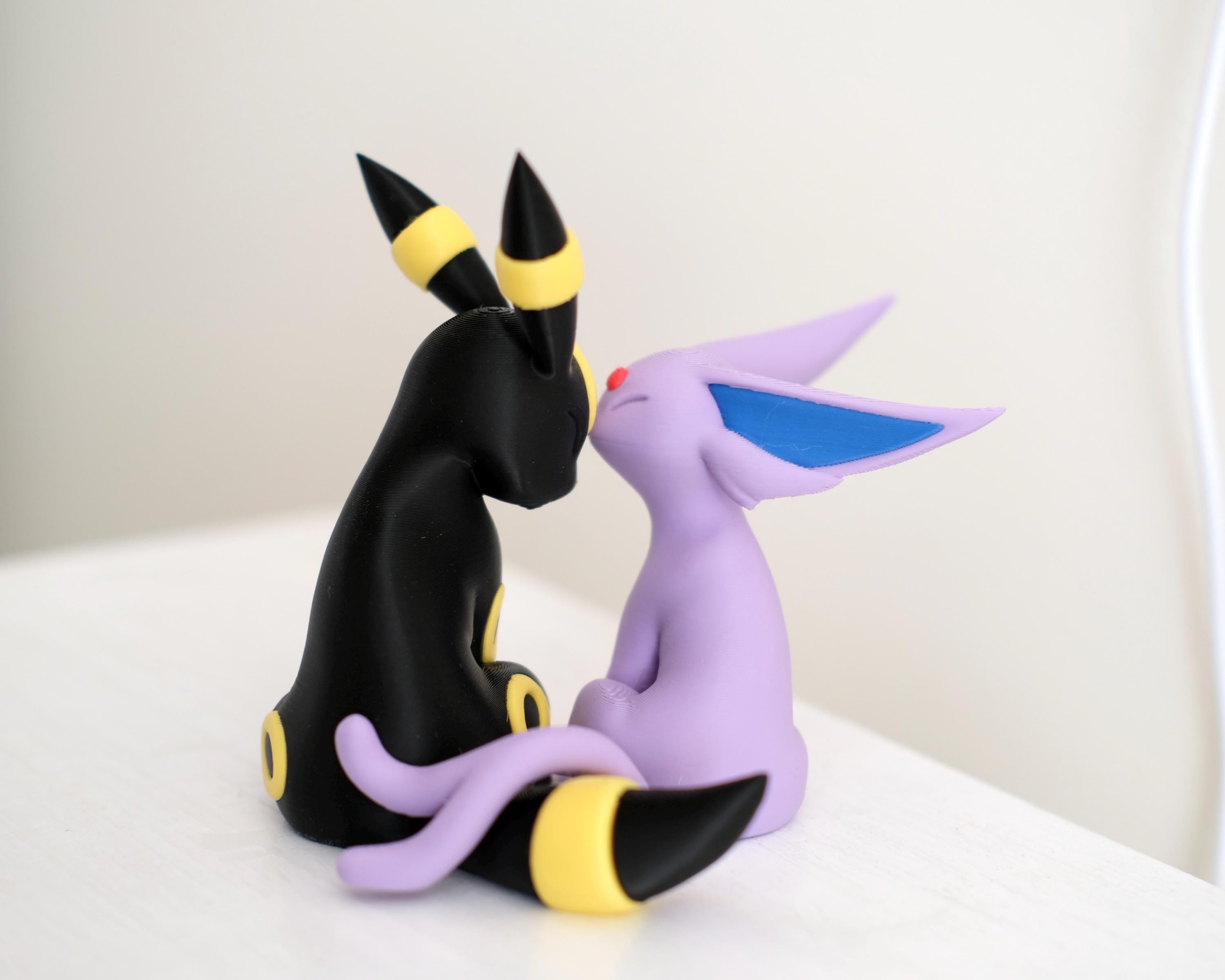 Umbreon & Espeon Cake Topper | Wedding, Anniversary, Birthday Party Decoration