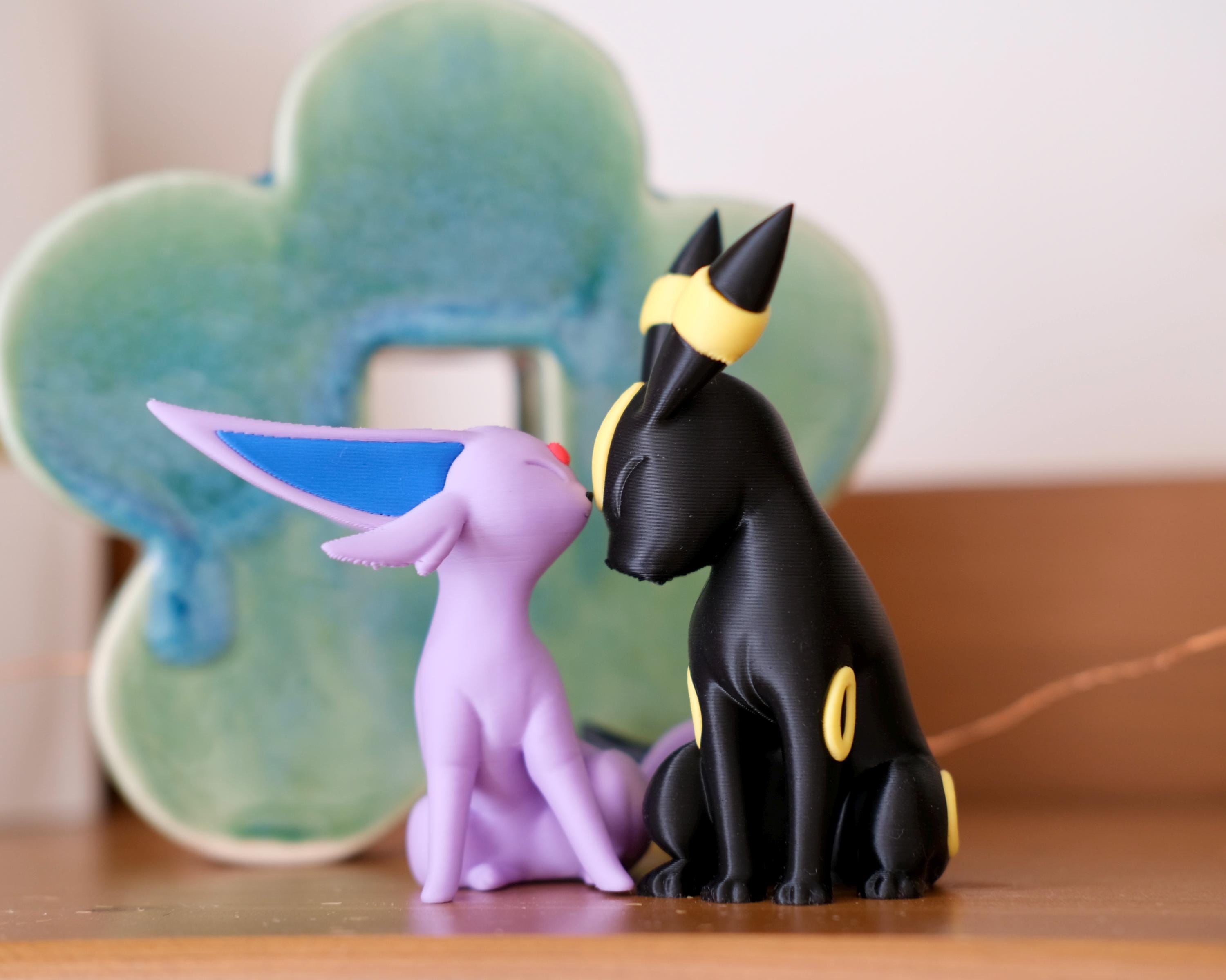 Umbreon & Espeon Cake Topper | Wedding, Anniversary, Birthday Party Decoration