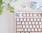 Miffy Inspired Reading Artisan Keycap | XDA Profile Cherry Stem