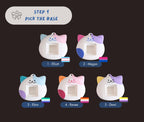 Pride Cat Fidget Keychain | Customizable Clicker Toy for Stress Relief | LGBTQ+ Accessory