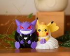 Custom Gengar x Pikachu Wedding Cake Topper | Anniversary Keepsake