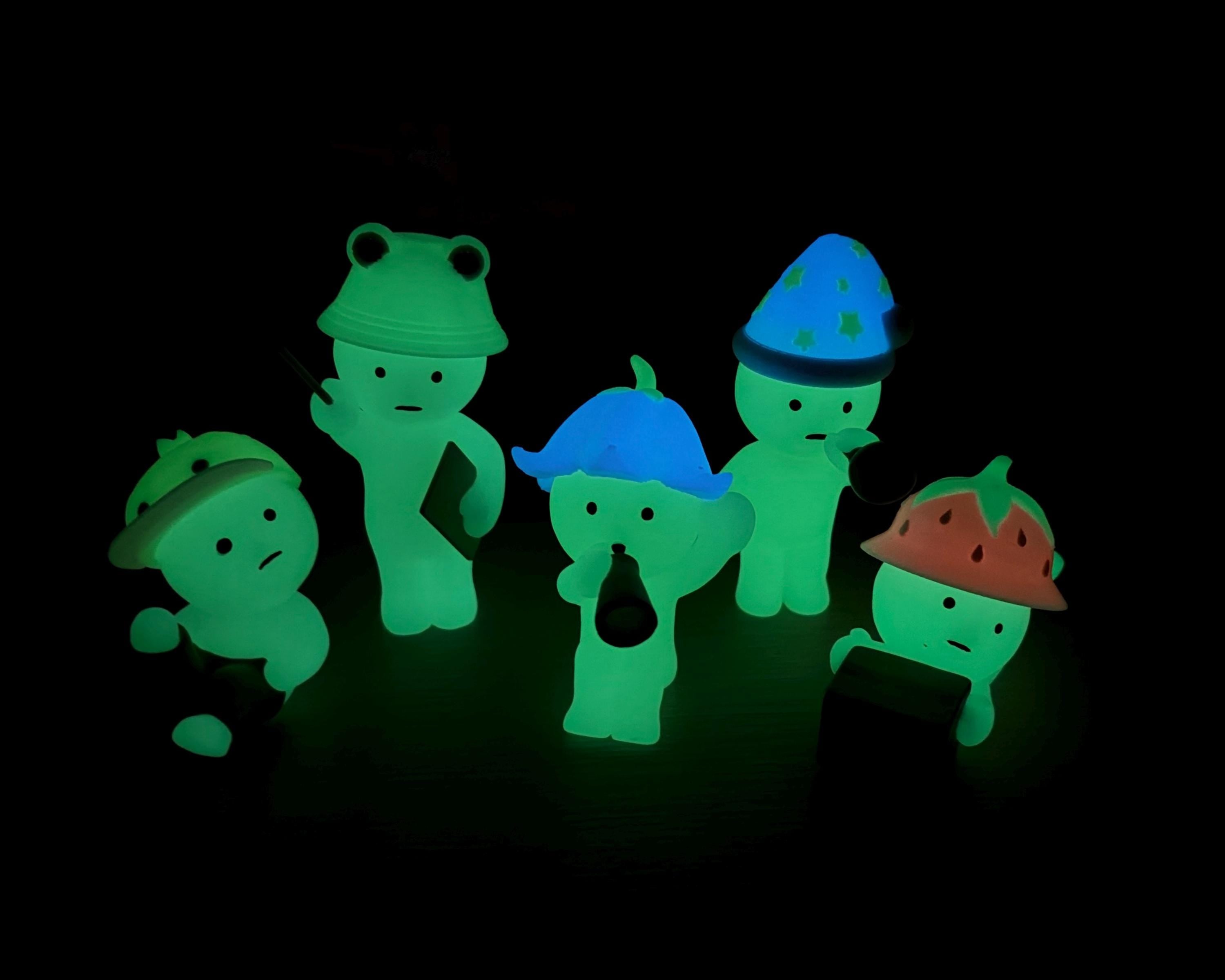 Mini Glow-in-the-Dark Hat for Smiski or Other Figurines
