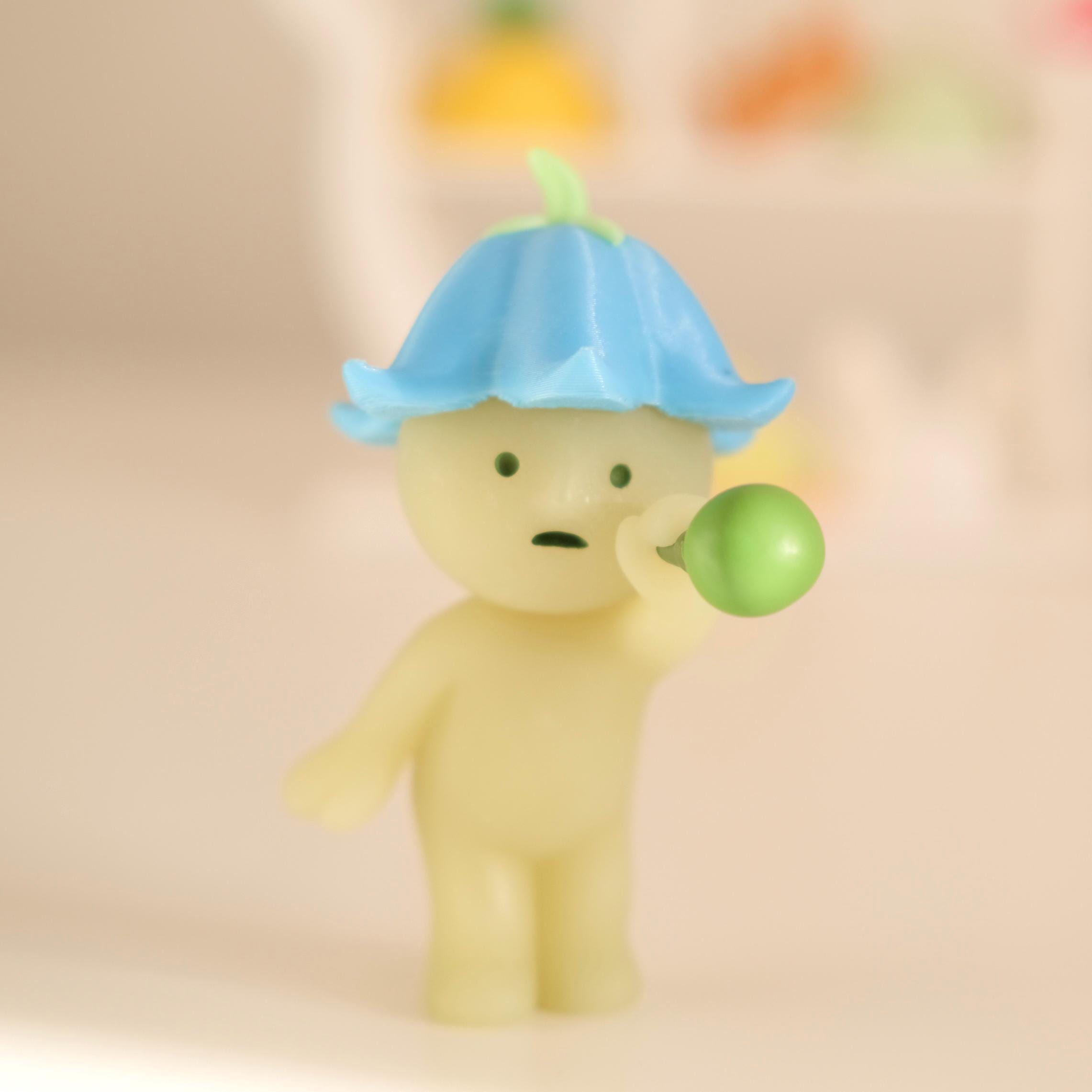 Mini Glow-in-the-Dark Hat for Smiski or Other Figurines