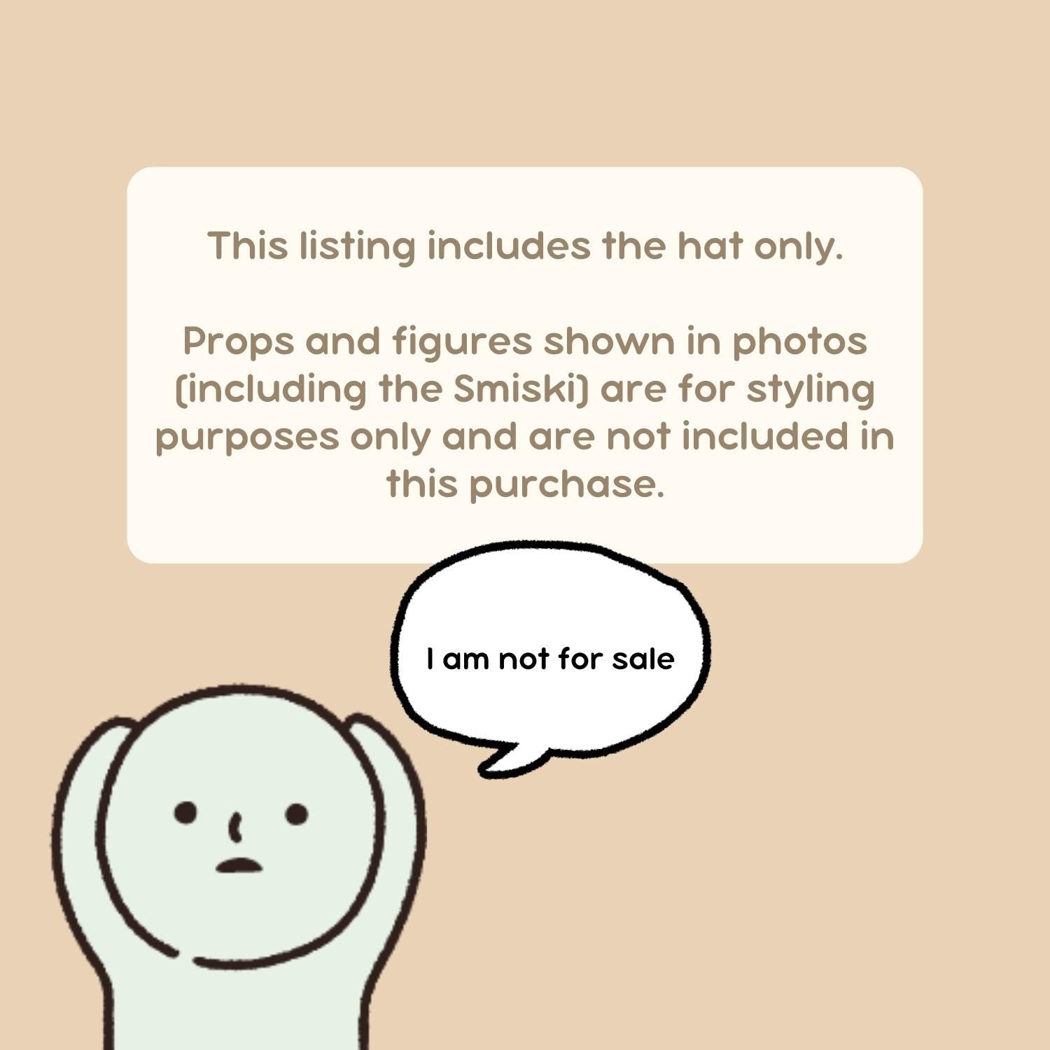 Mini Hats for Smiski or Other Figurines | Custom Colors