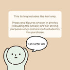 Mini Hats for Smiski or Other Figurines