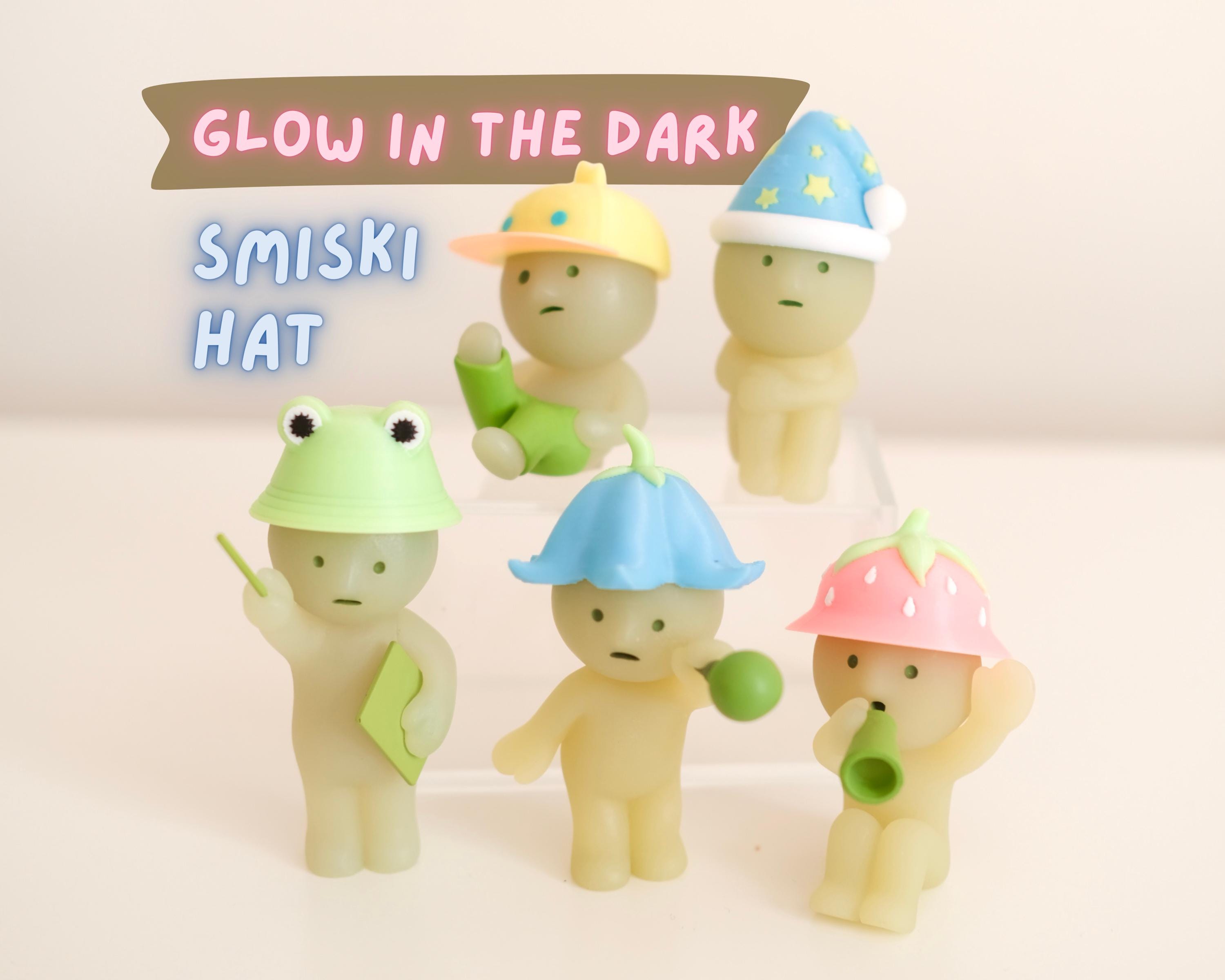 Mini Glow-in-the-Dark Hat for Smiski or Other Figurines