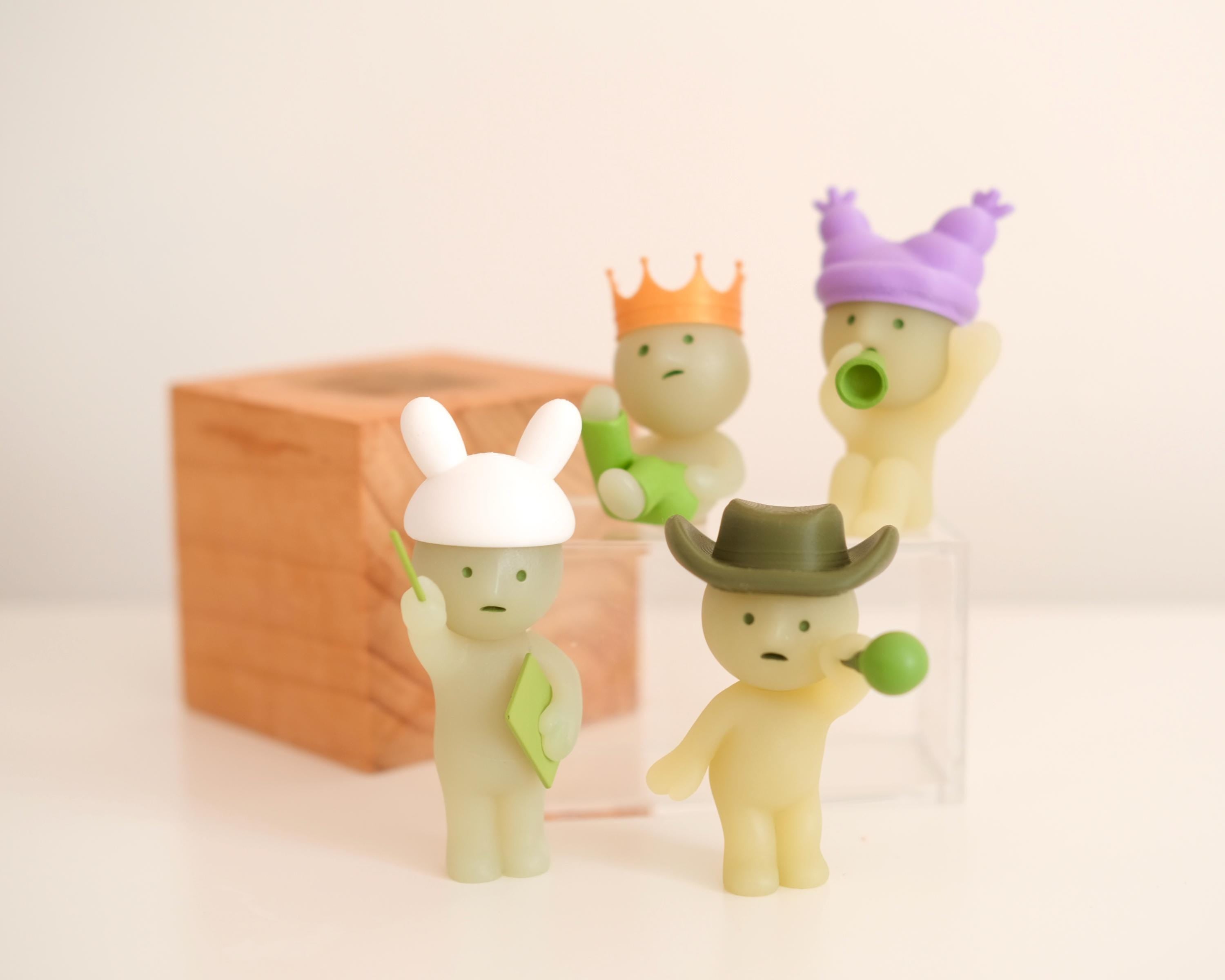 Mini Hats for Smiski or Other Figurines | Custom Colors