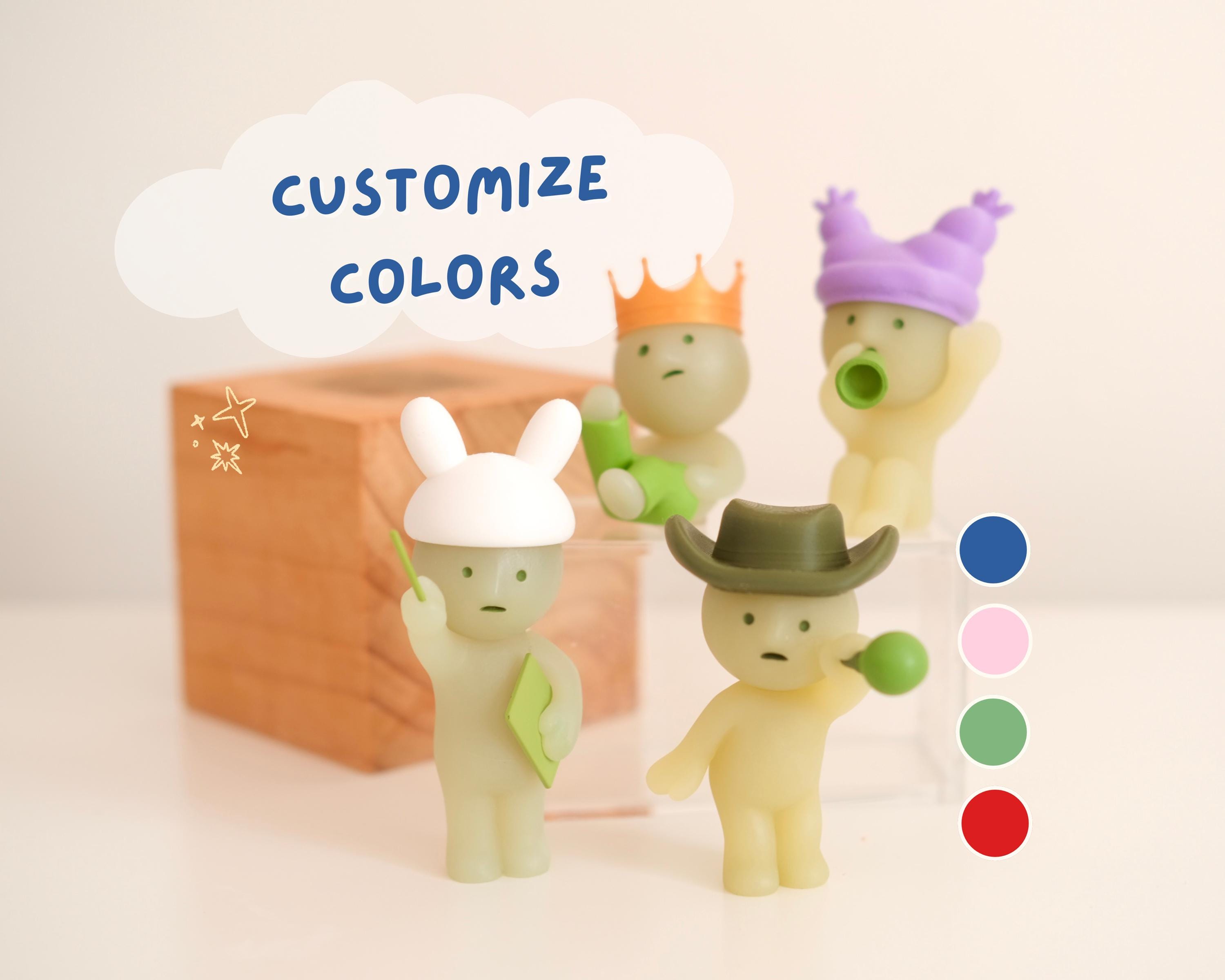 Mini Hats for Smiski or Other Figurines | Custom Colors